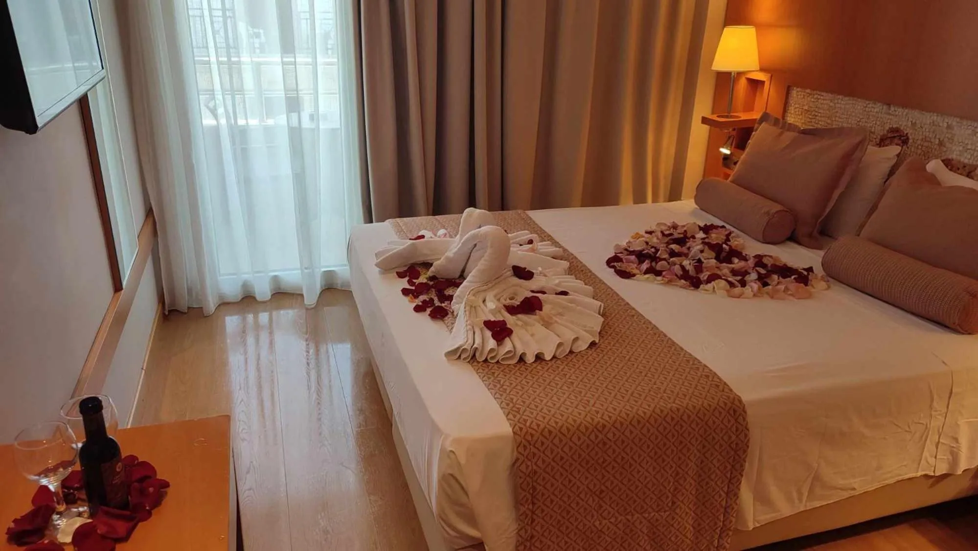 Bed in Maritina Hotel