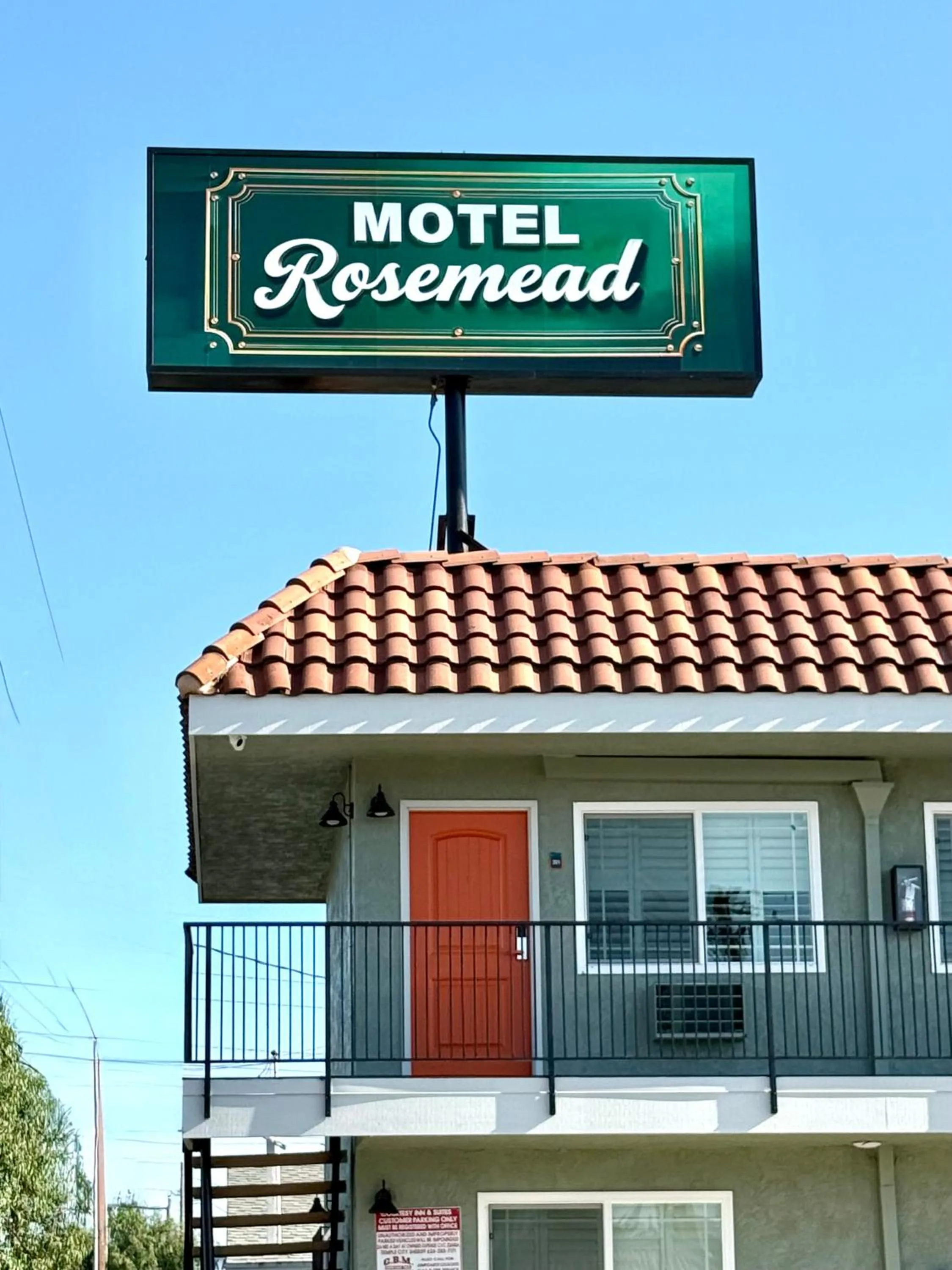 Property logo or sign in Rosemead Motel