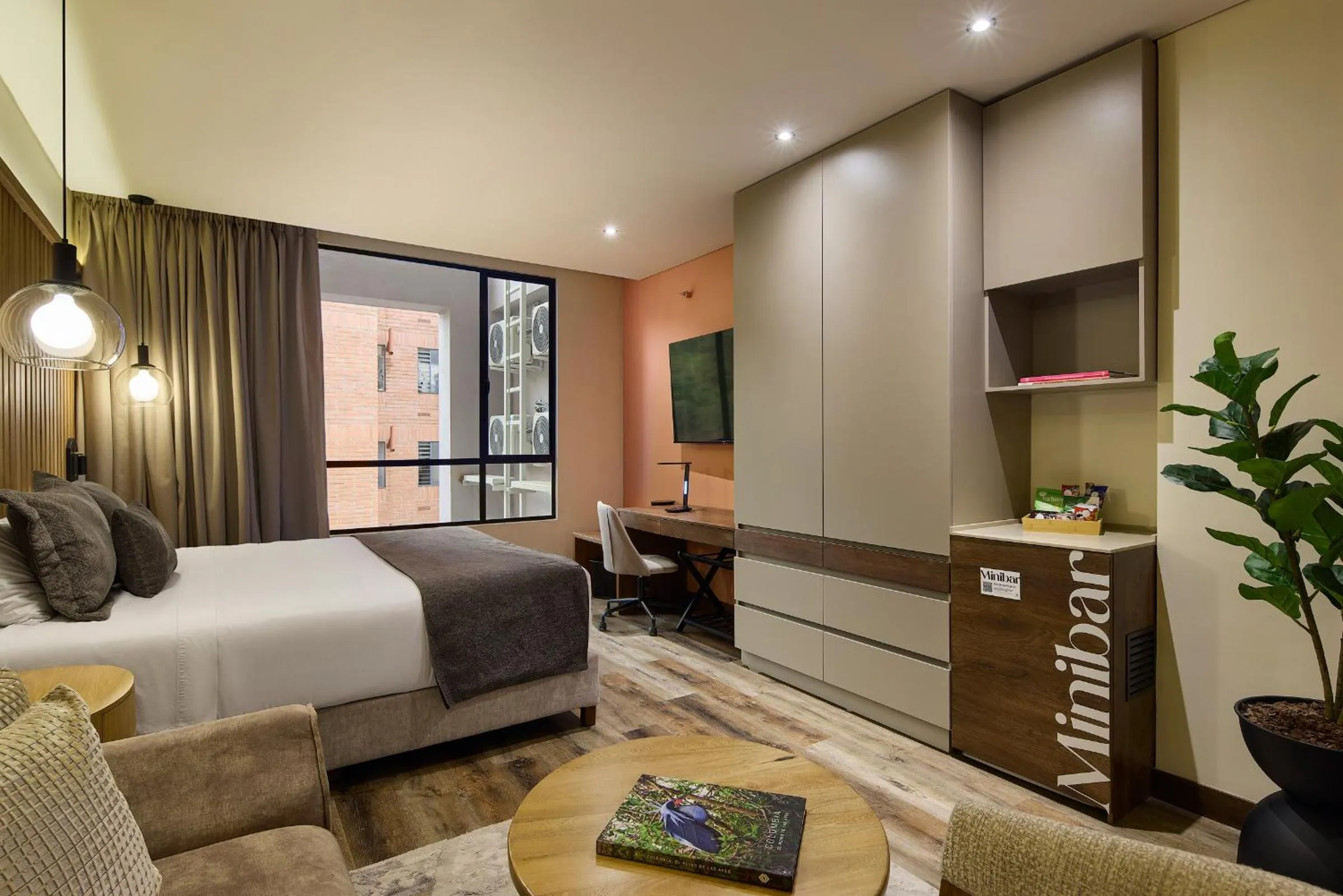 Bed in Blues Suites Medellín