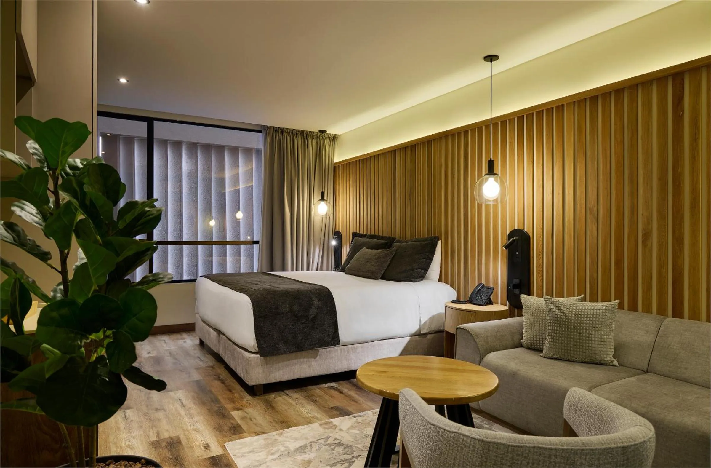 Bed in Blues Suites Medellín