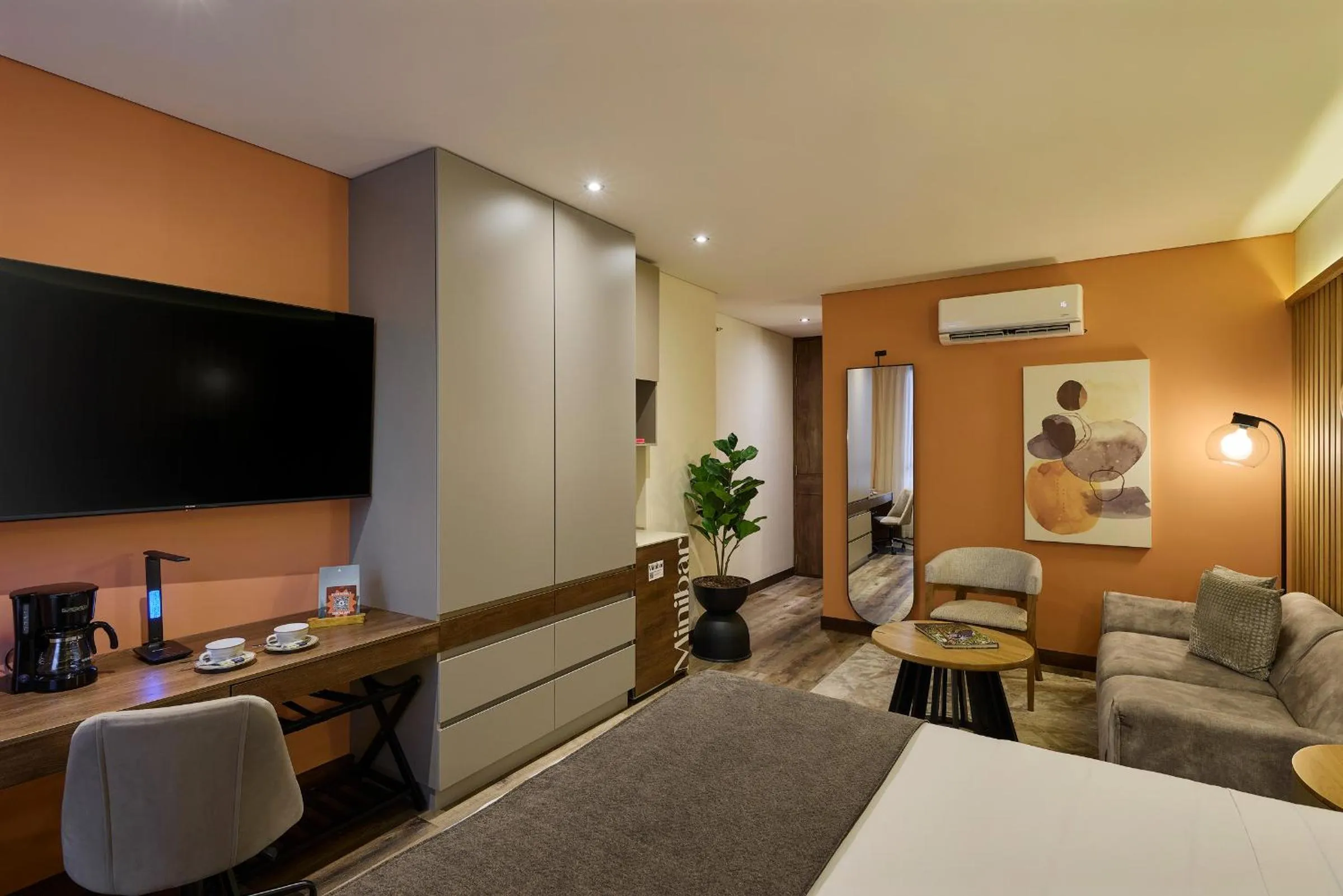 Bed in Blues Suites Medellín