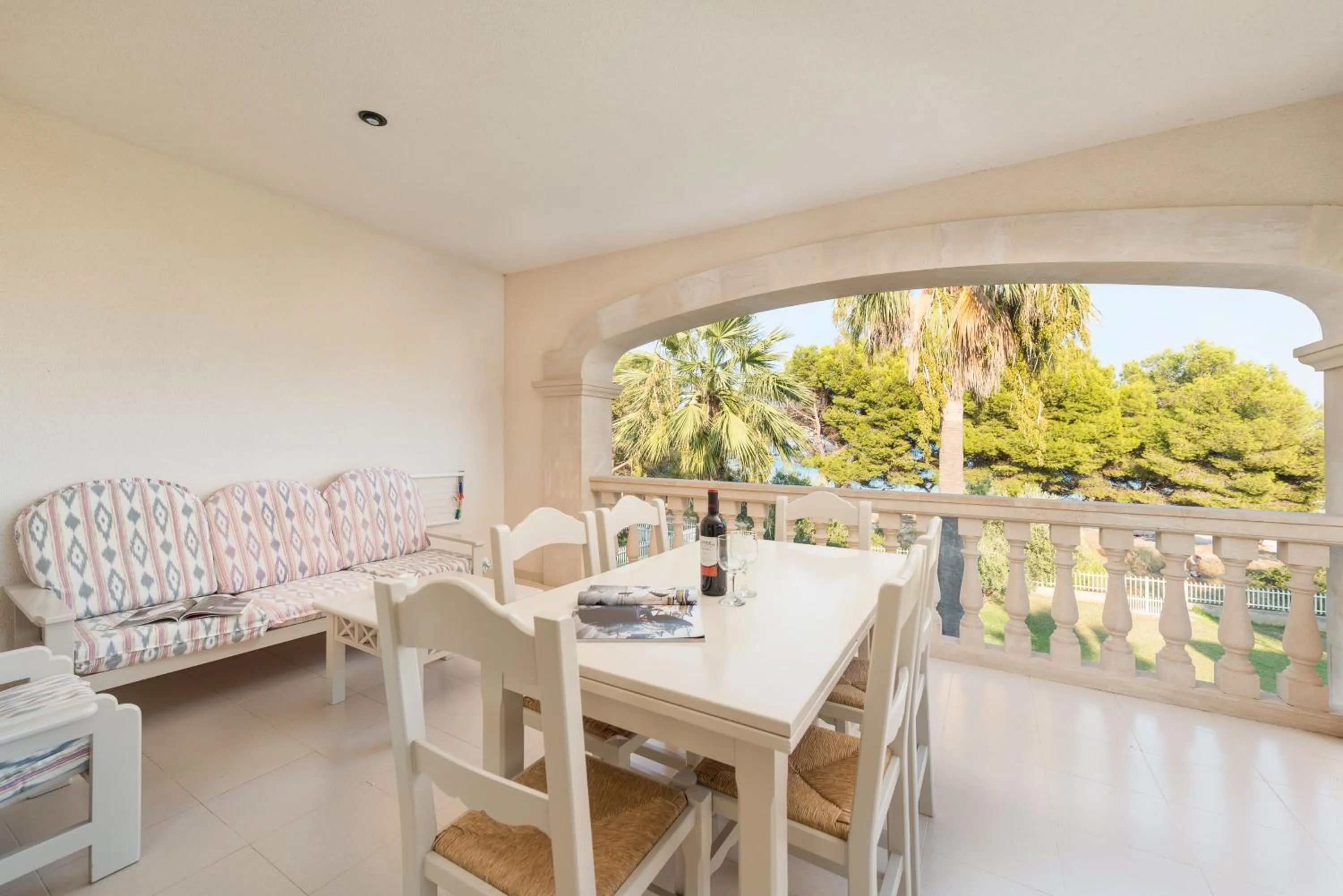 Balcony/Terrace in NEW! Sun of the *Beach*4 Holiday* home in Mallorca