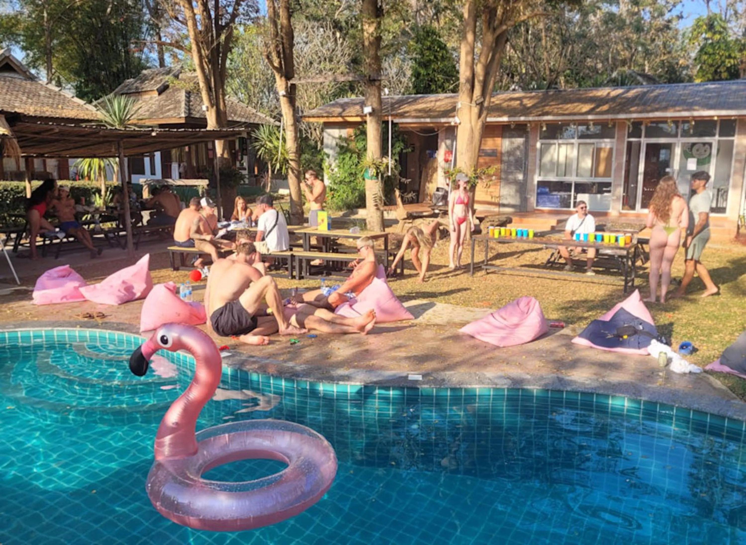 Swimming pool in Mad Monkey Pai