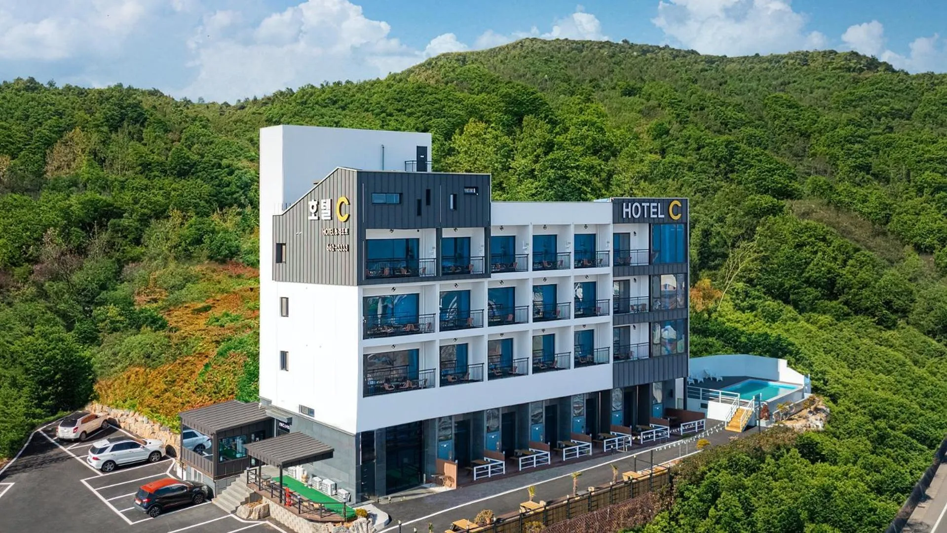 Bird's eye view in Hotel C Resort