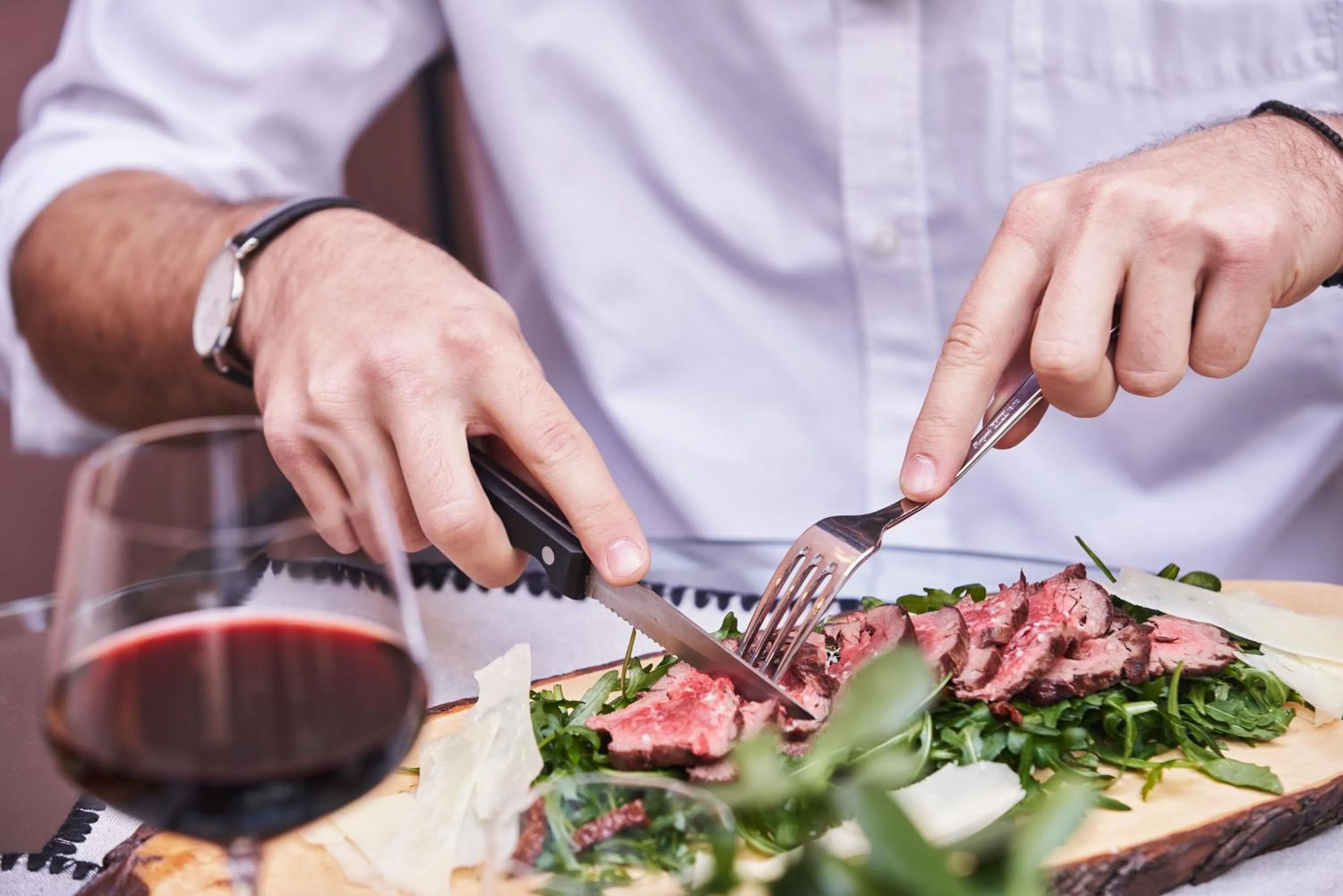 People in Sea View Cityscape Hotel