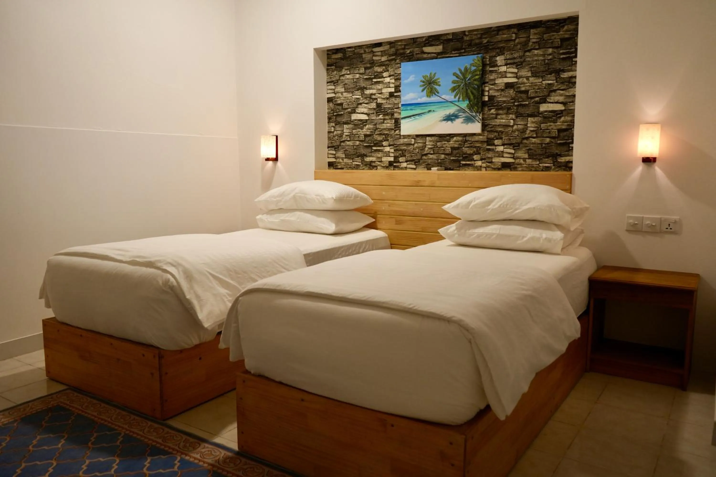Bed in Asseyri Guest House