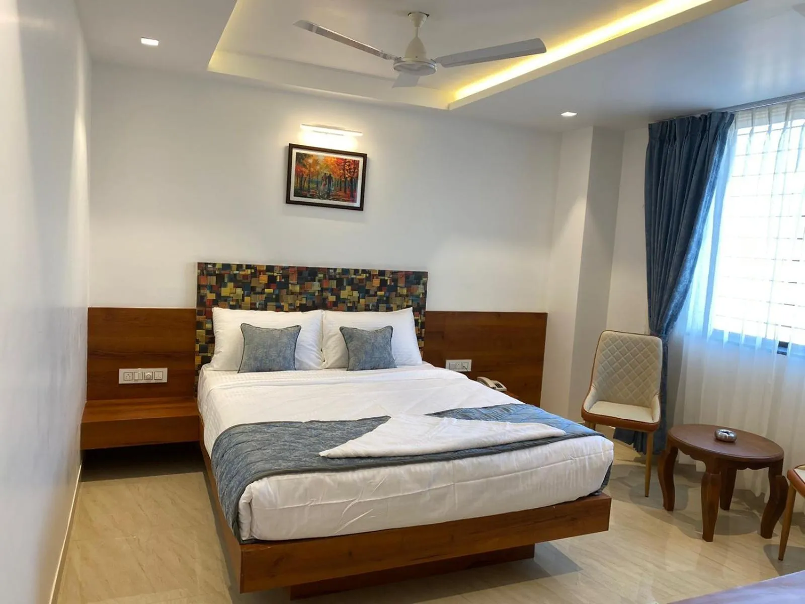 Bed in The Urban Hive Hotel