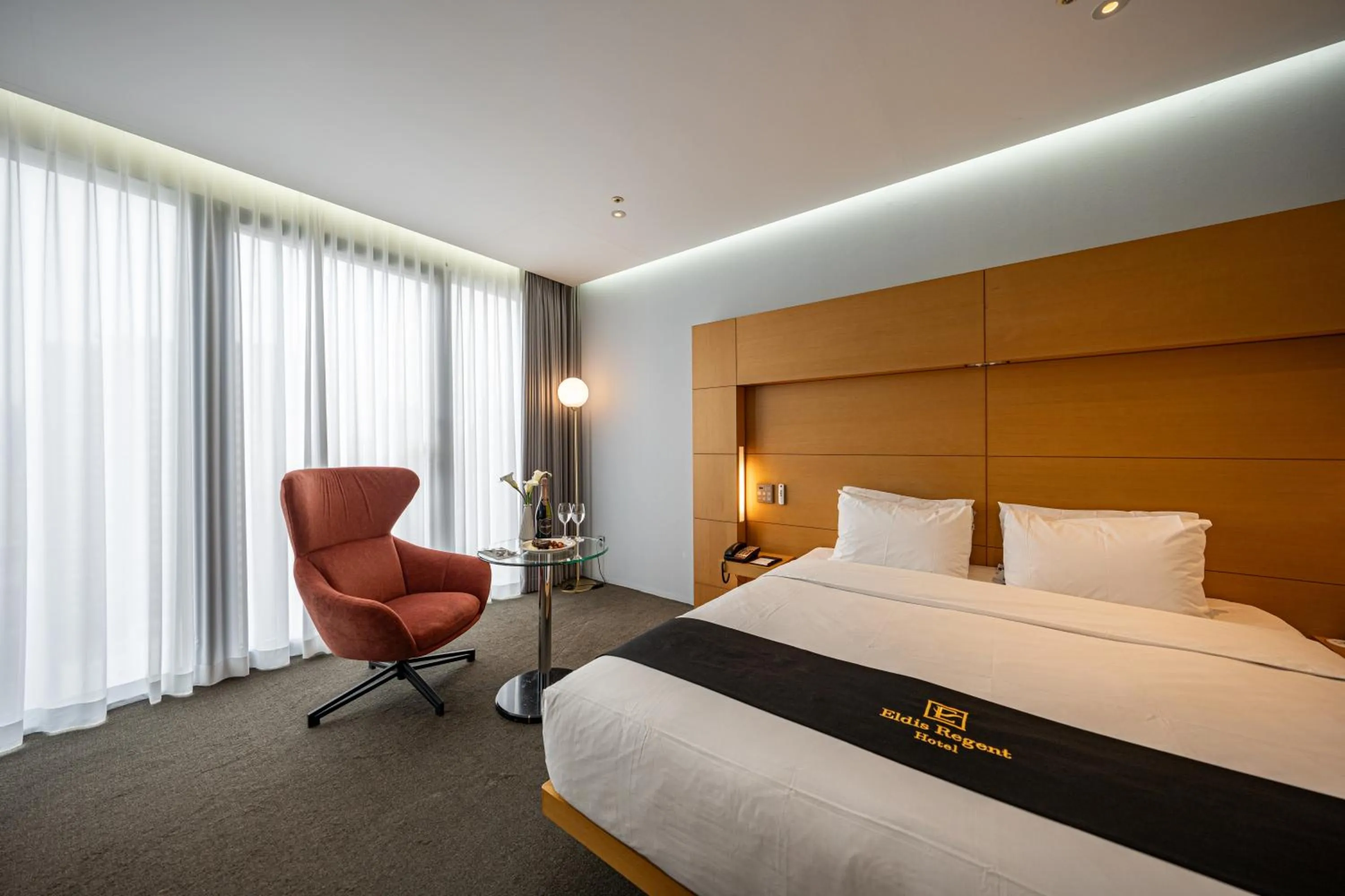 Decorative detail, Bed in Eldis Regent Hotel