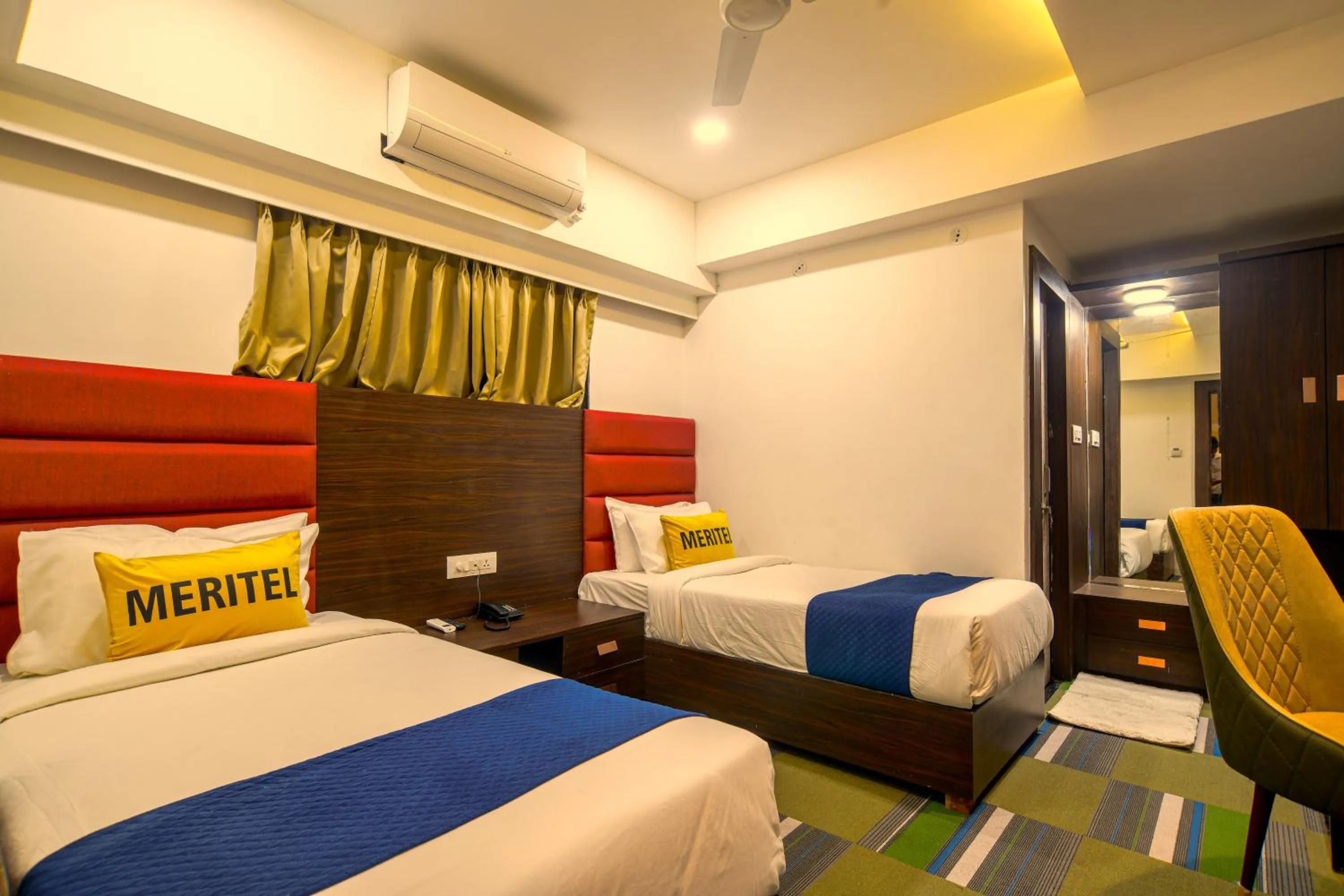 Bed in Hotel Meritel Grande, Vijay Nagar, Indore