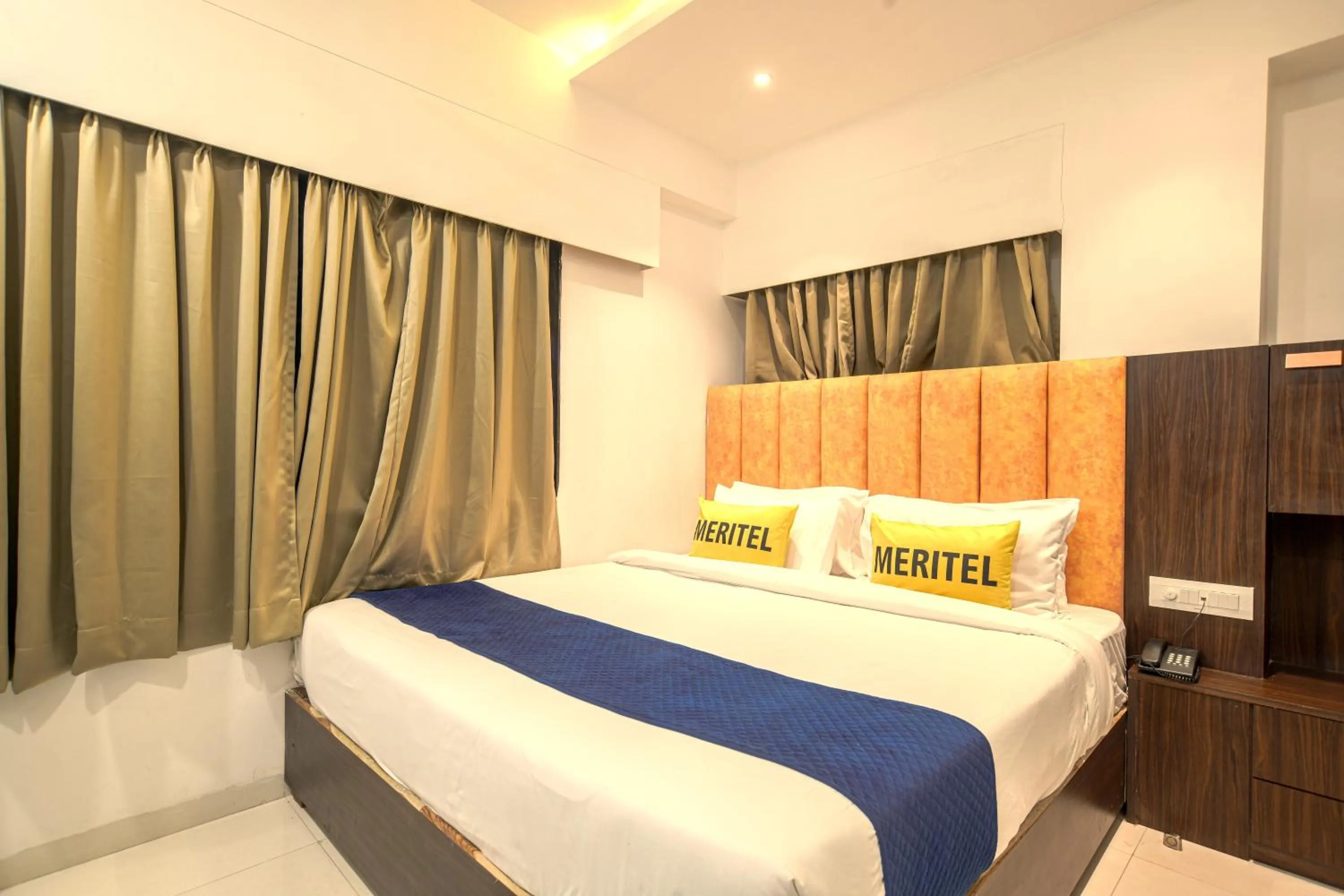 Bed in Hotel Meritel Grande, Vijay Nagar, Indore