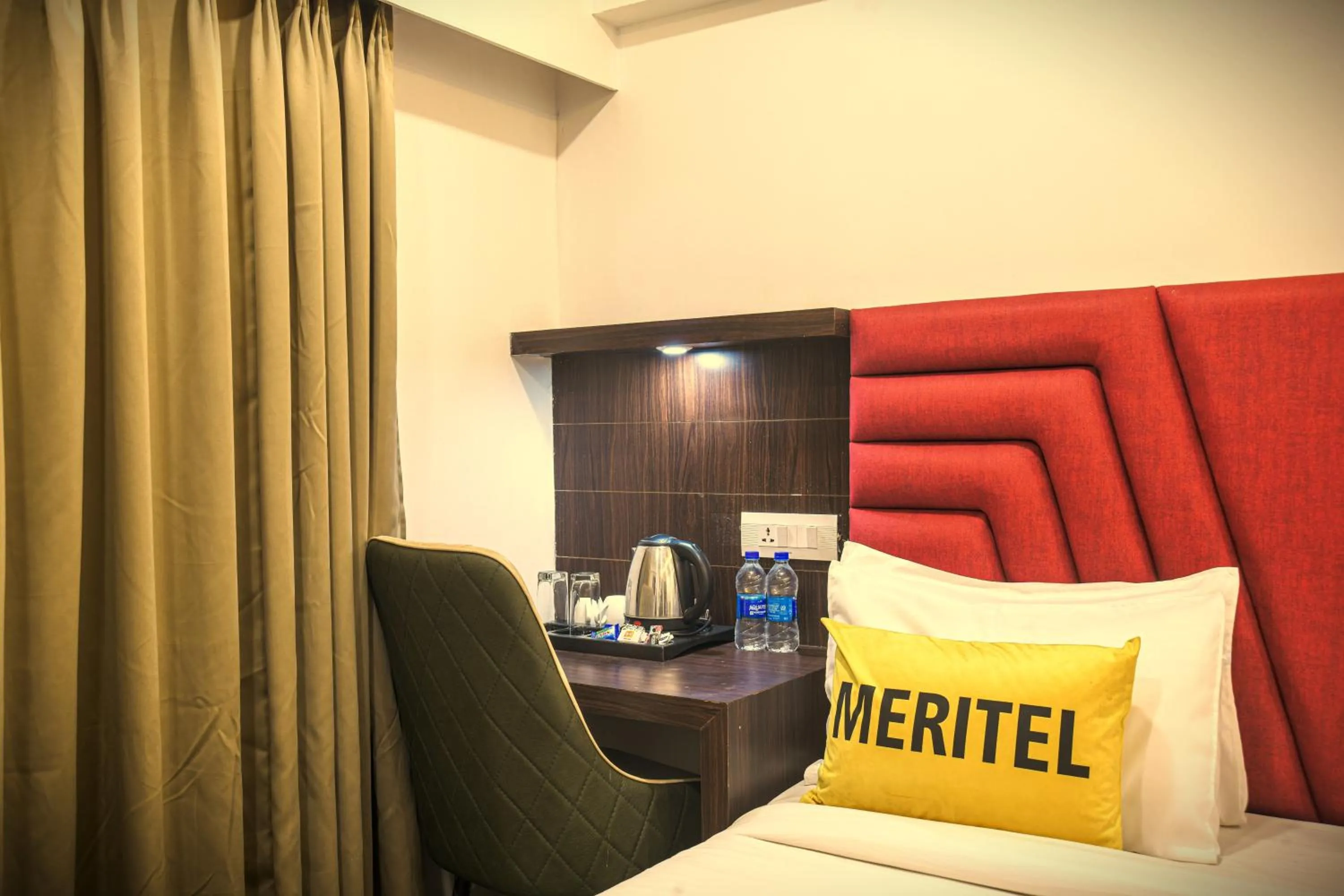 Bed in Hotel Meritel Grande, Vijay Nagar, Indore