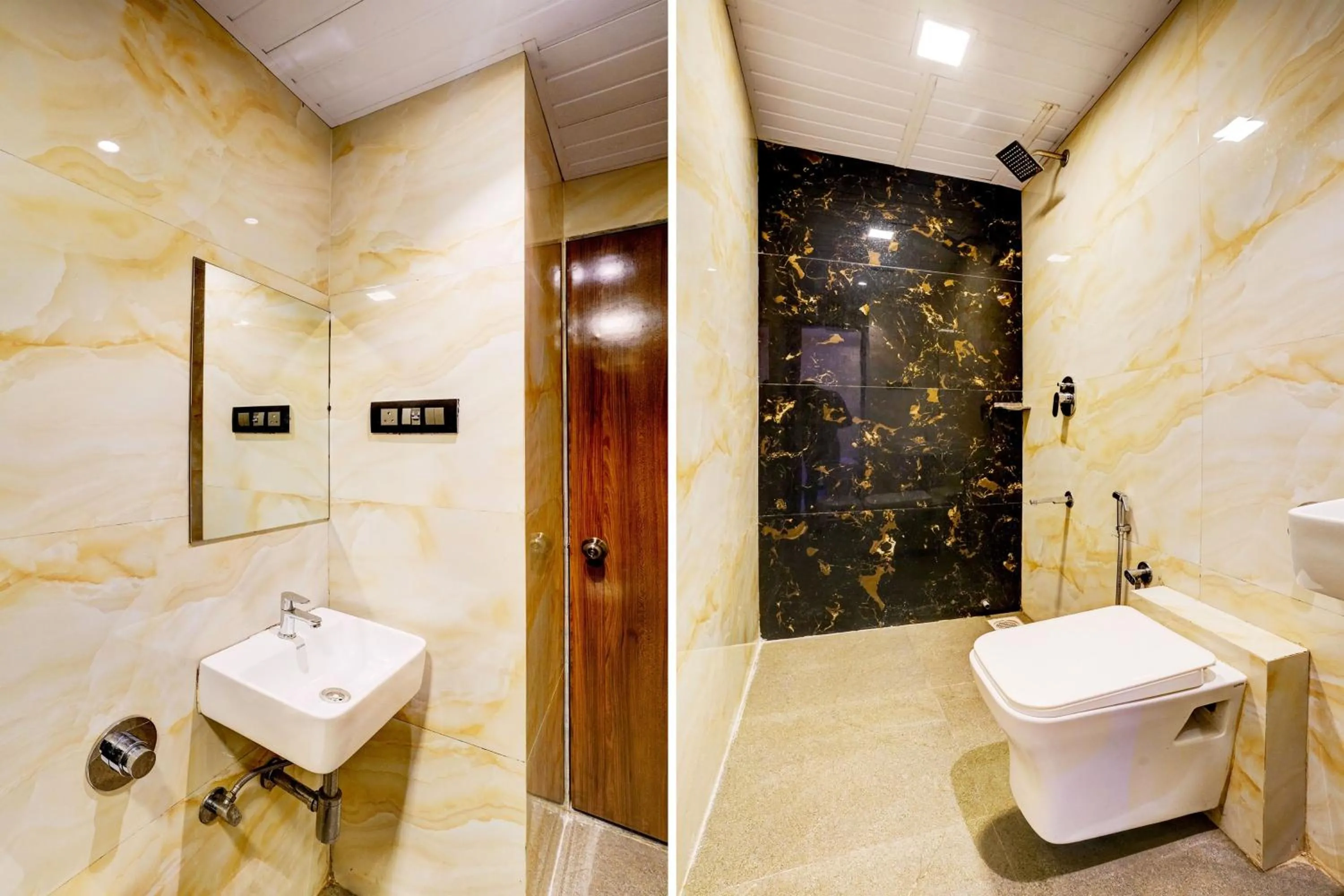 Bathroom in Hotel Airport Crown Andheri East, Mumbai
