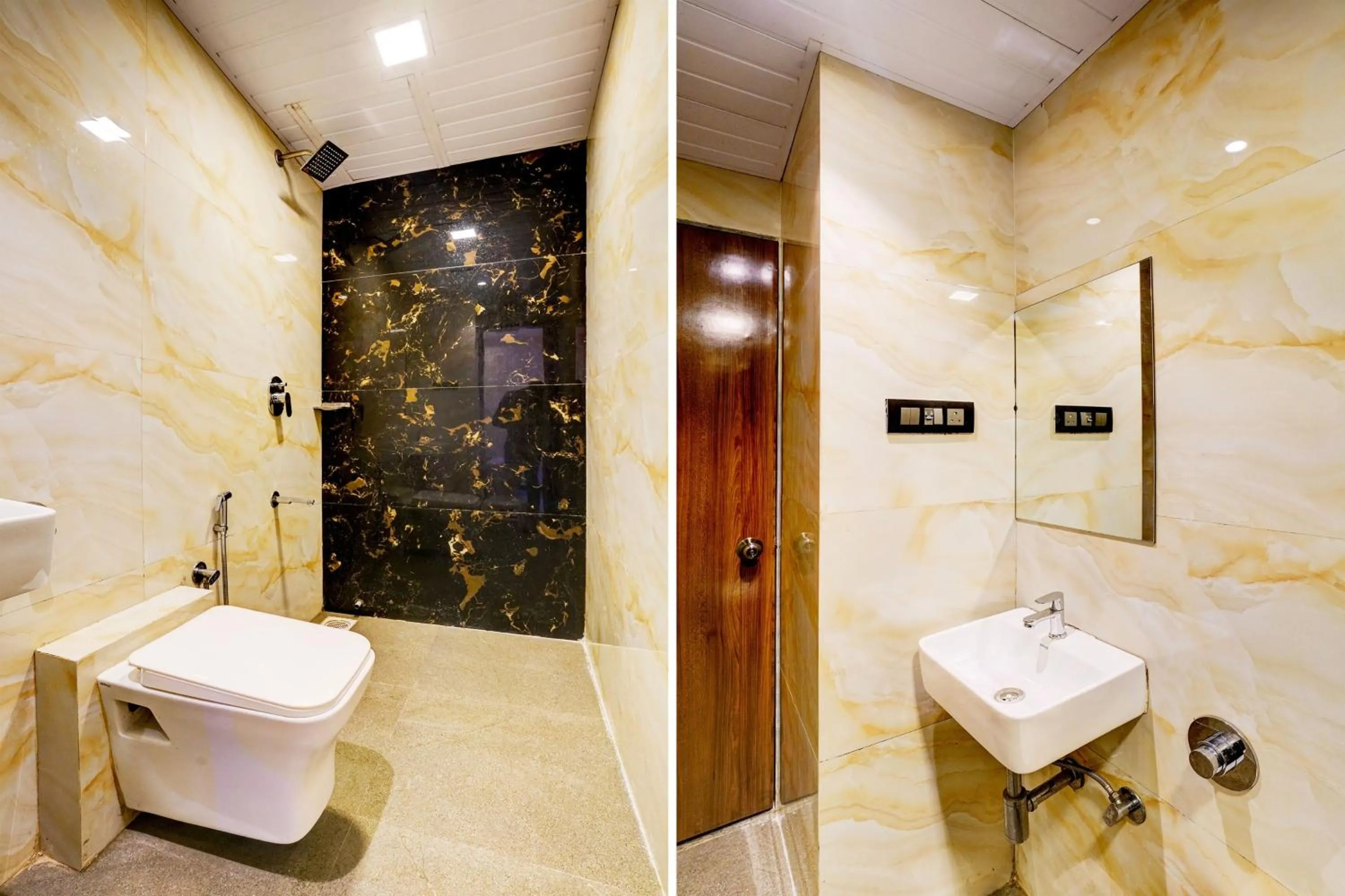 Bathroom in Hotel Airport Crown Andheri East, Mumbai