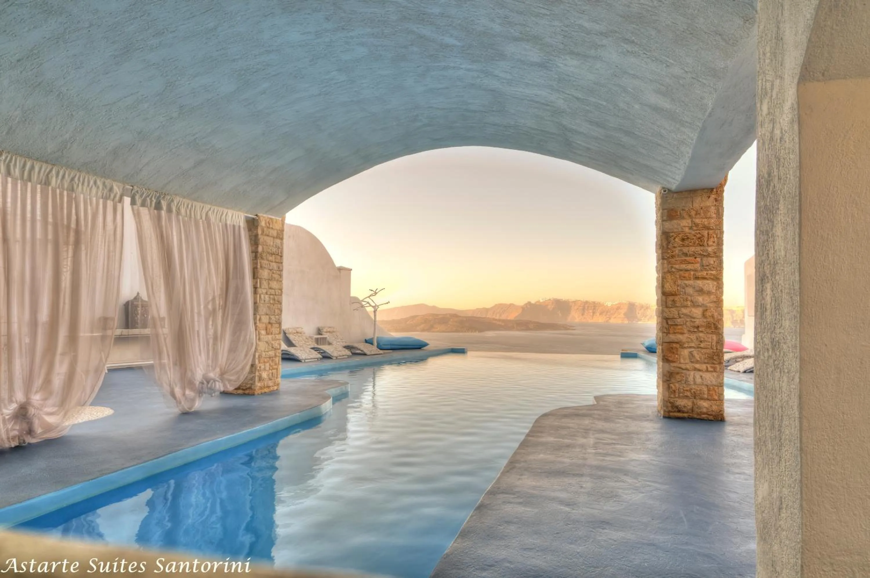 Swimming pool in Astarte Suites