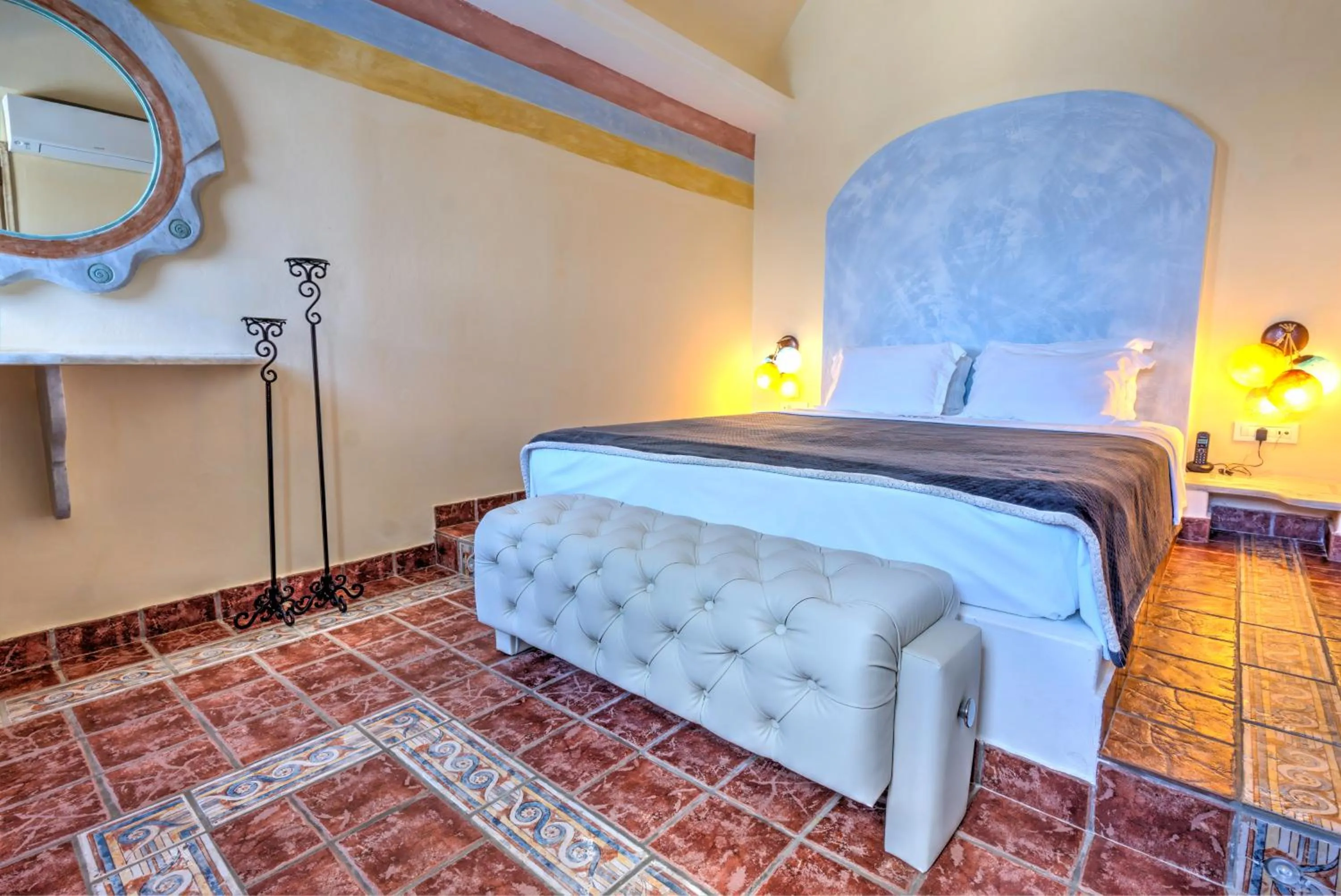 Bed in Astarte Suites