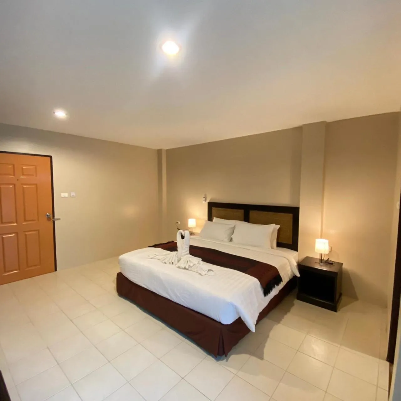 Bed in Du-sila Hotel kohchang