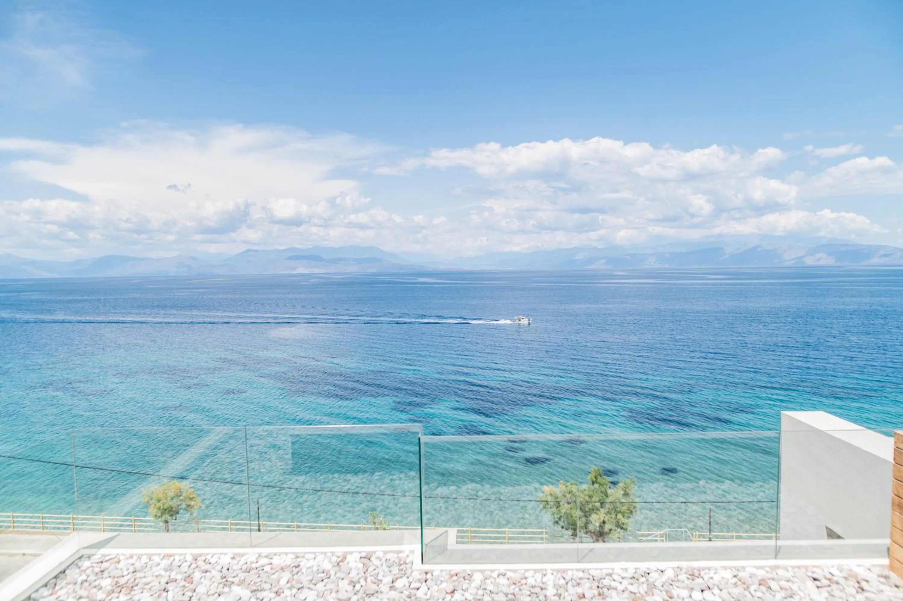 Balcony/Terrace in Alissachni SeaSide Hotel