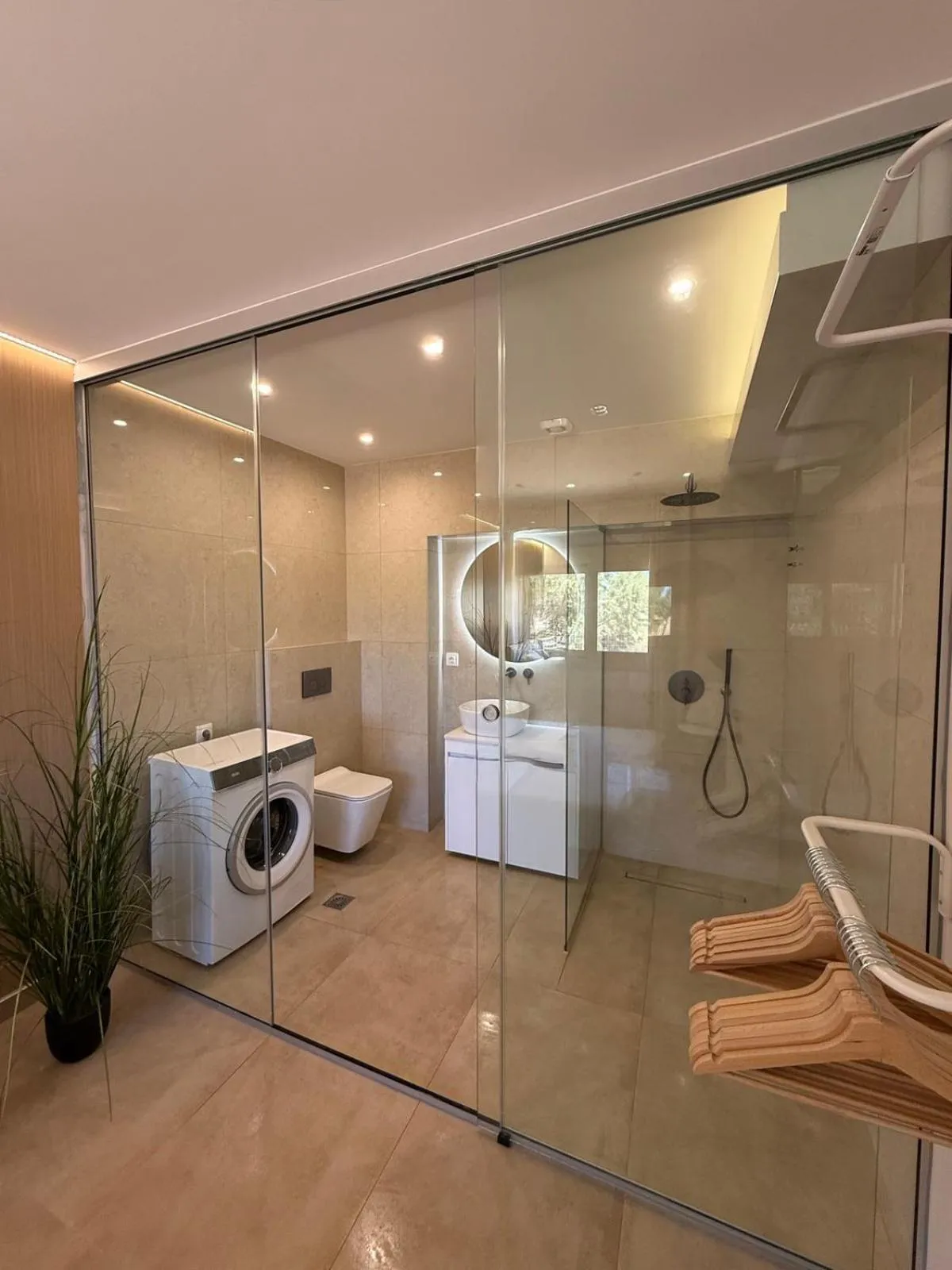 Shower in Nikolas Apartments