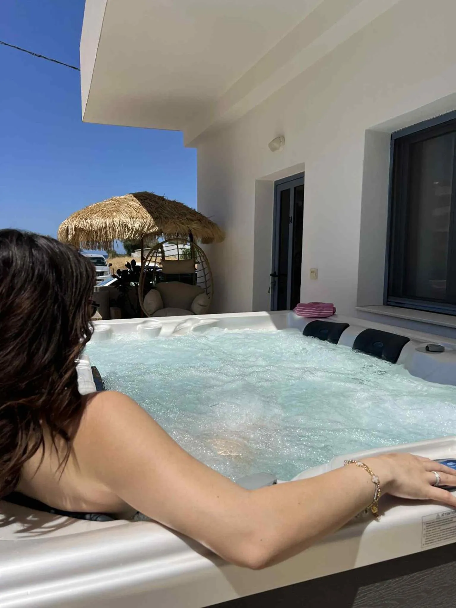 Hot Tub in Nikolas Apartments
