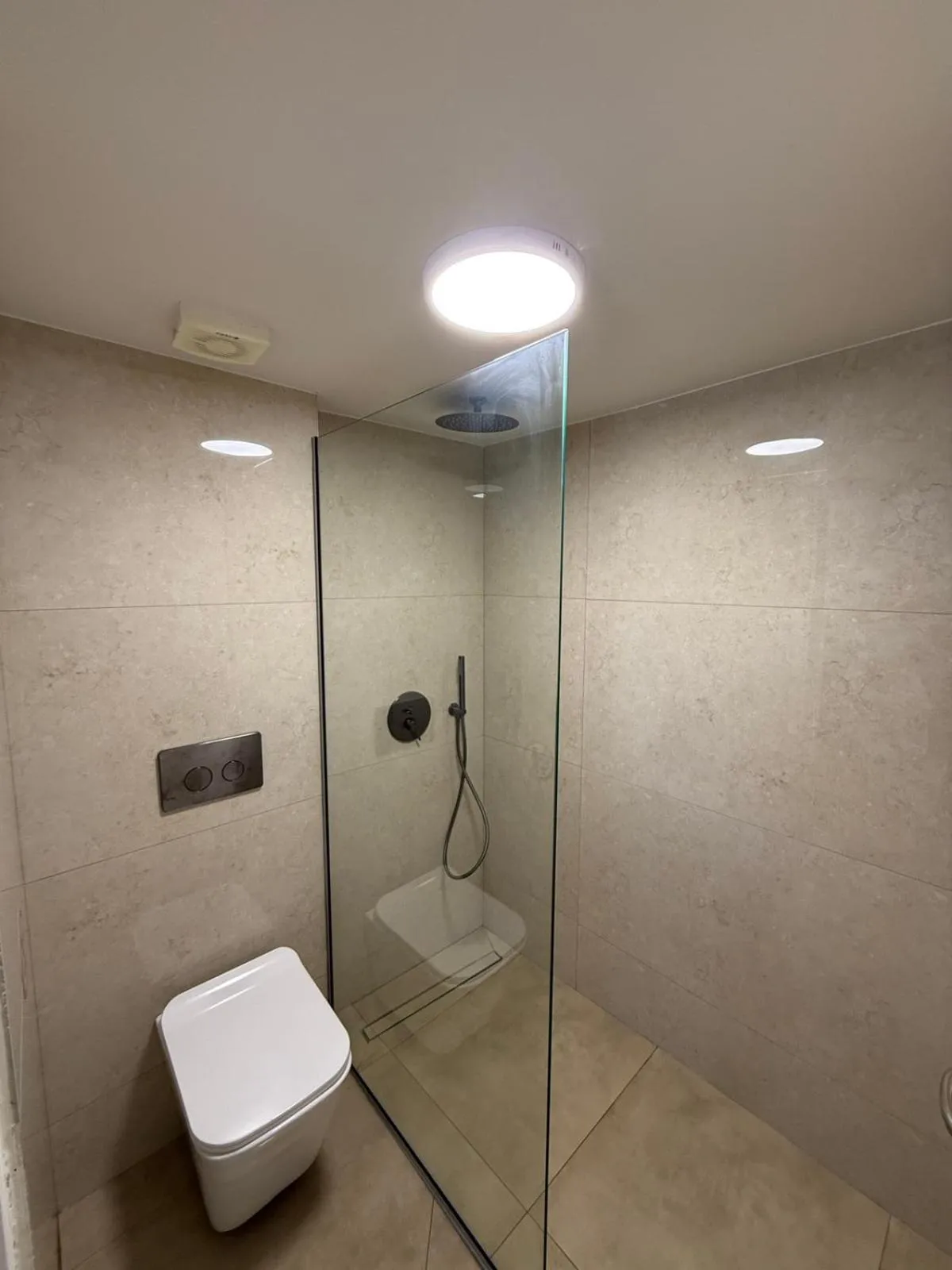 Shower in Nikolas Apartments