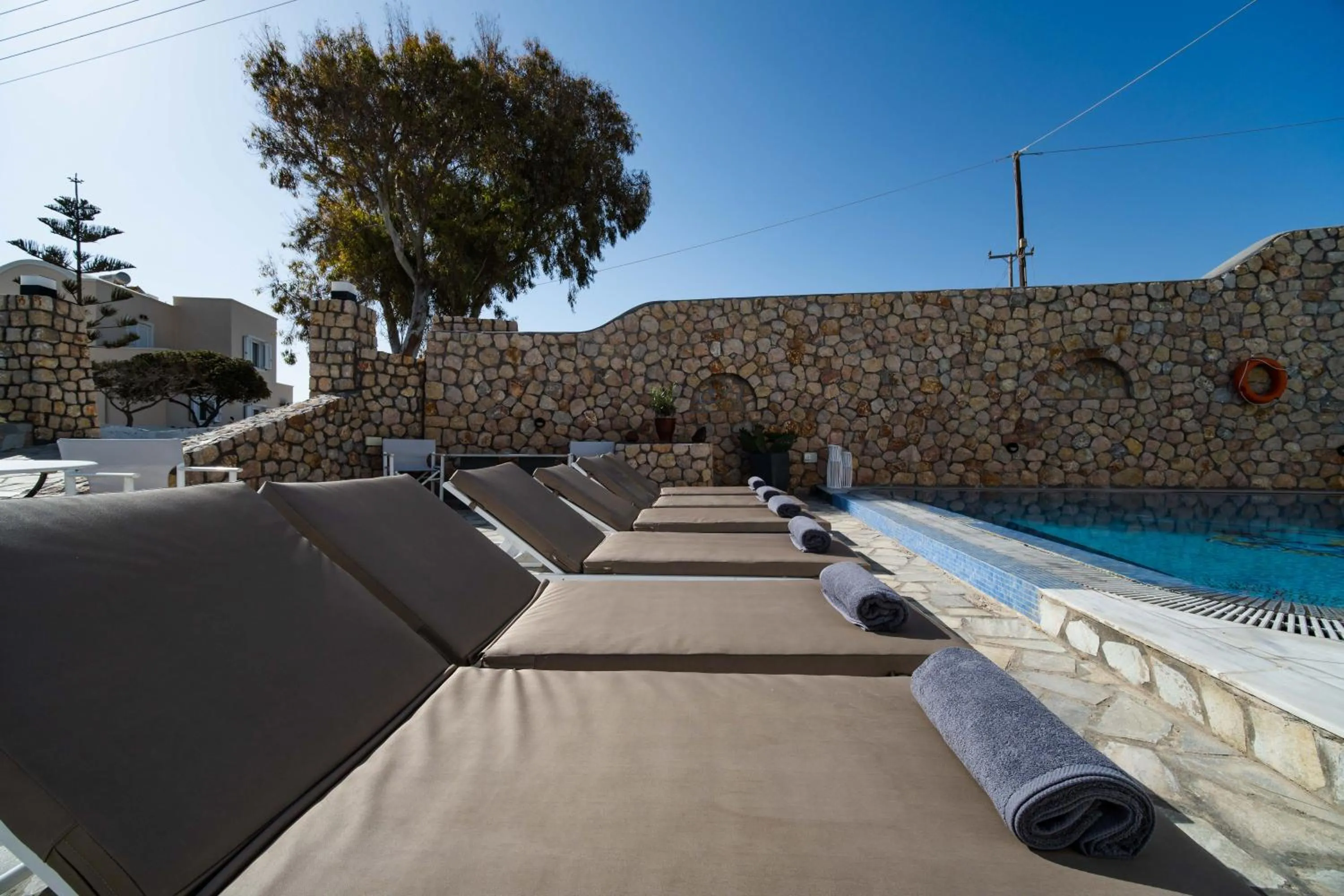 Swimming pool in Stavros Villas