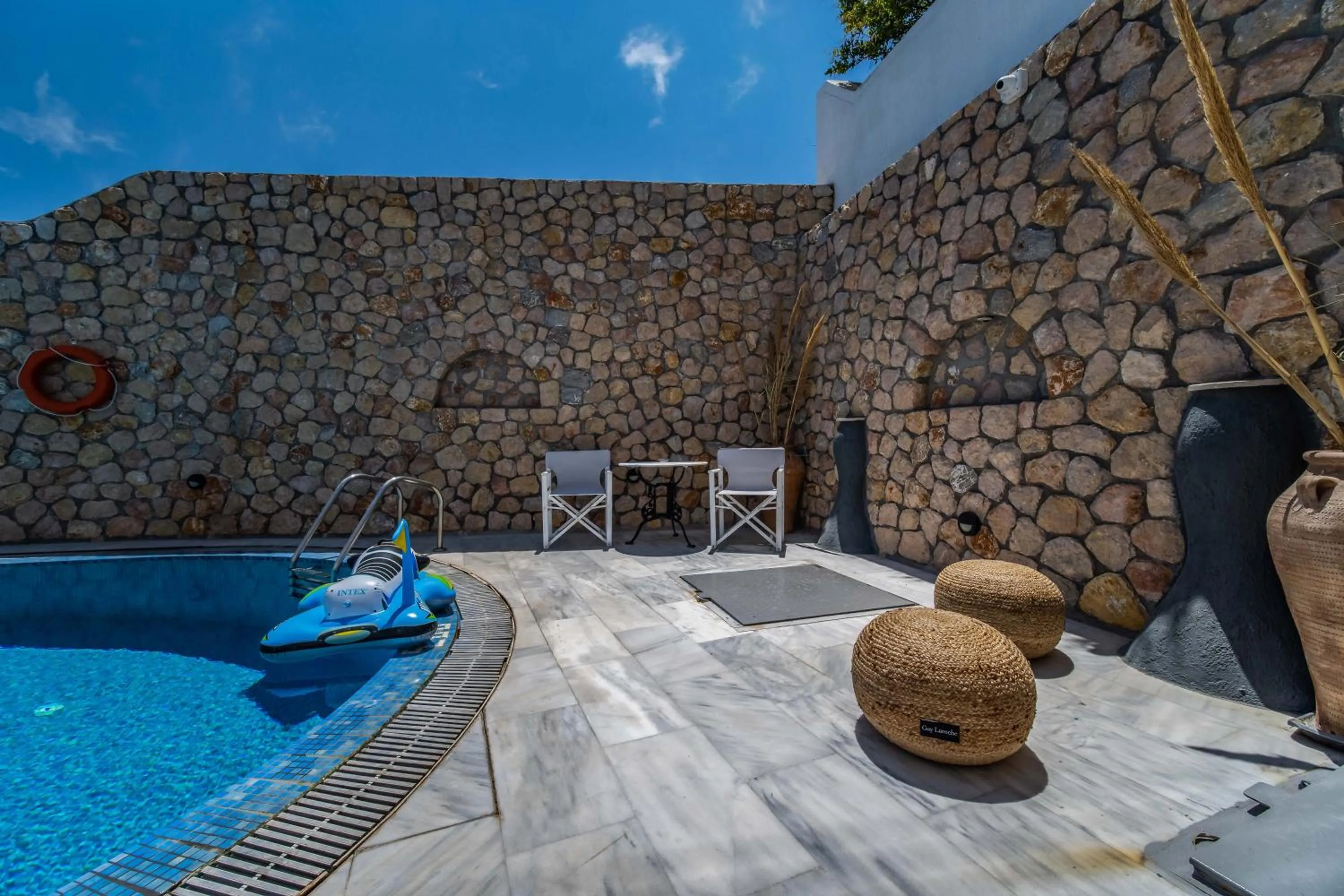 Swimming pool in Stavros Villas