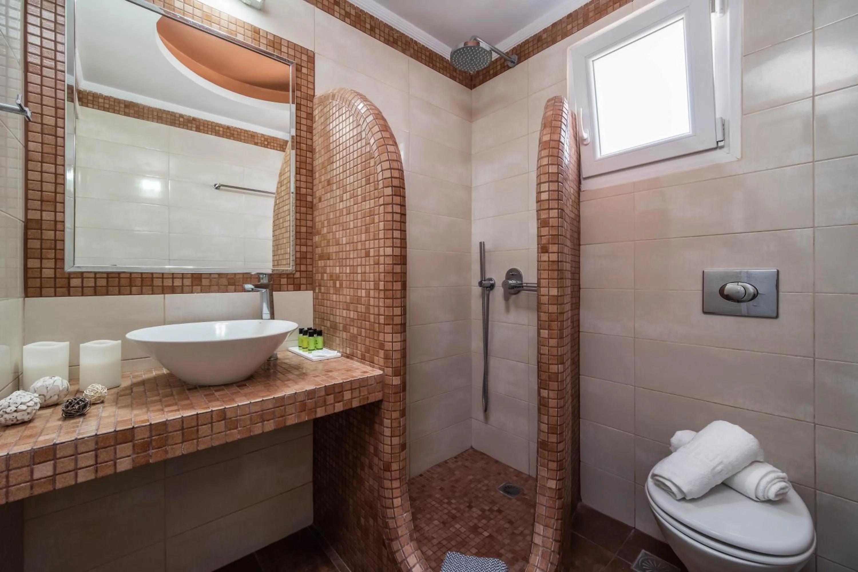 Bathroom in Stavros Villas