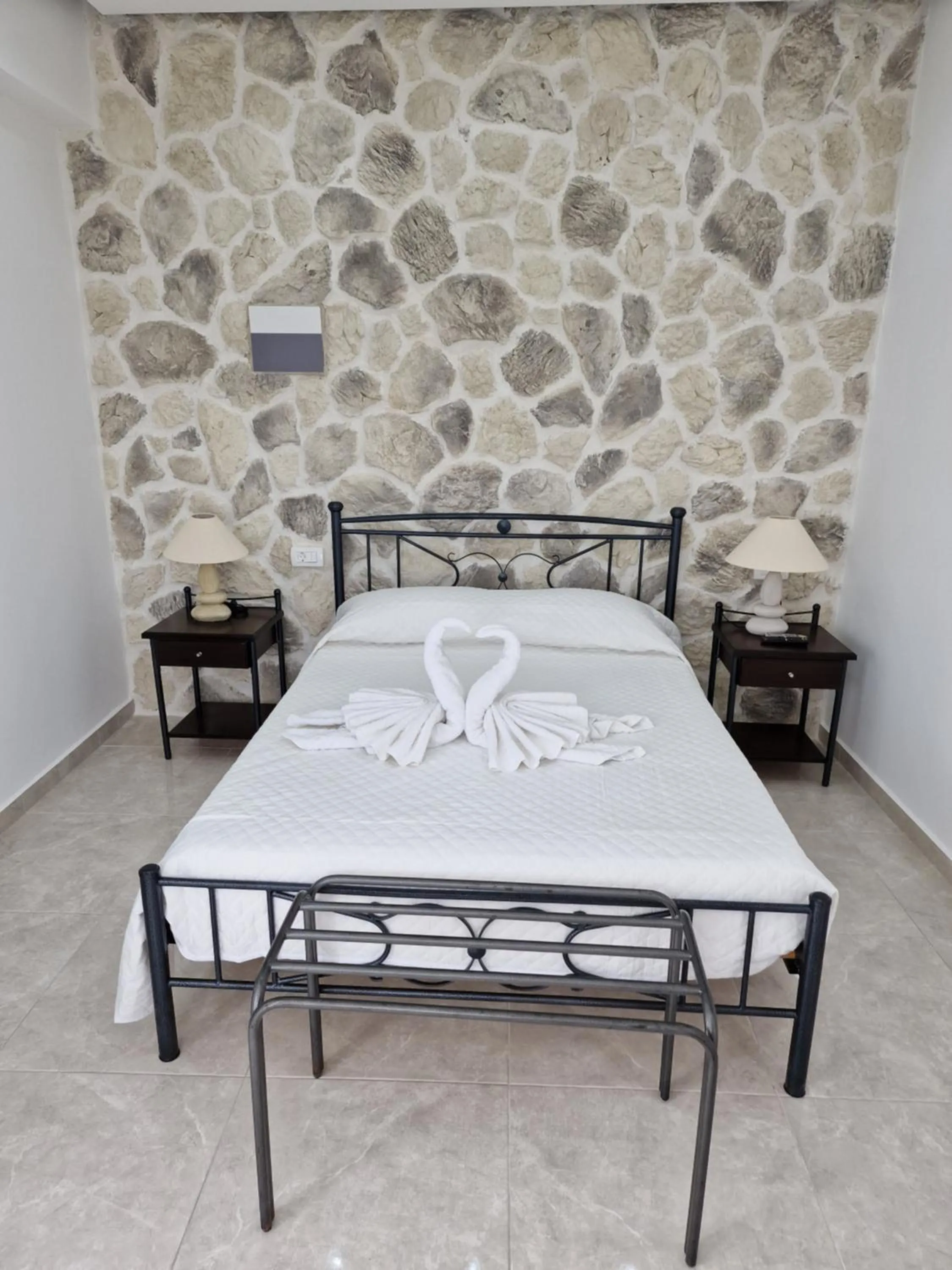 Bedroom, Bed in Stavros Villas