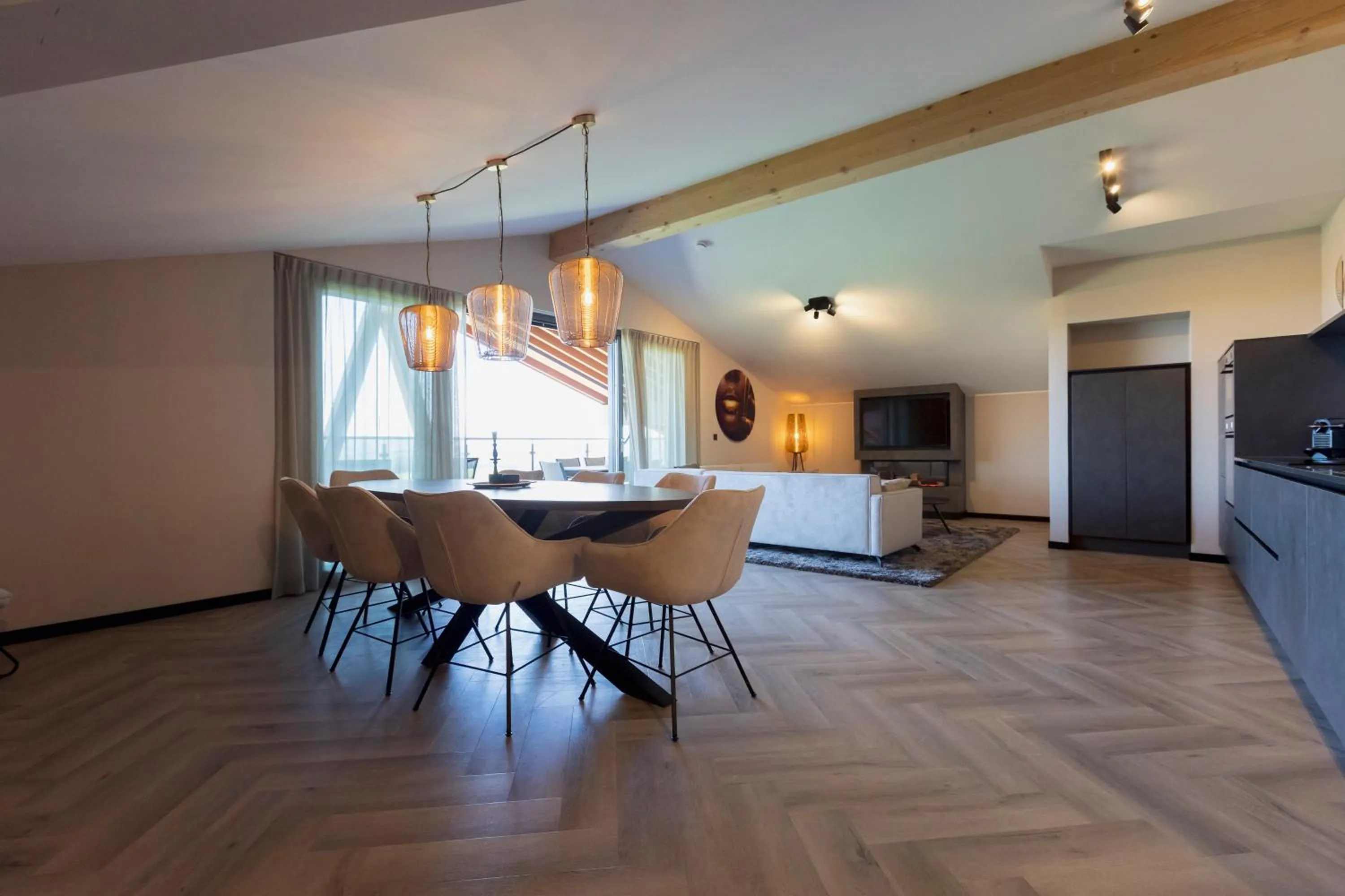 Living room in Weitblick Winterberg