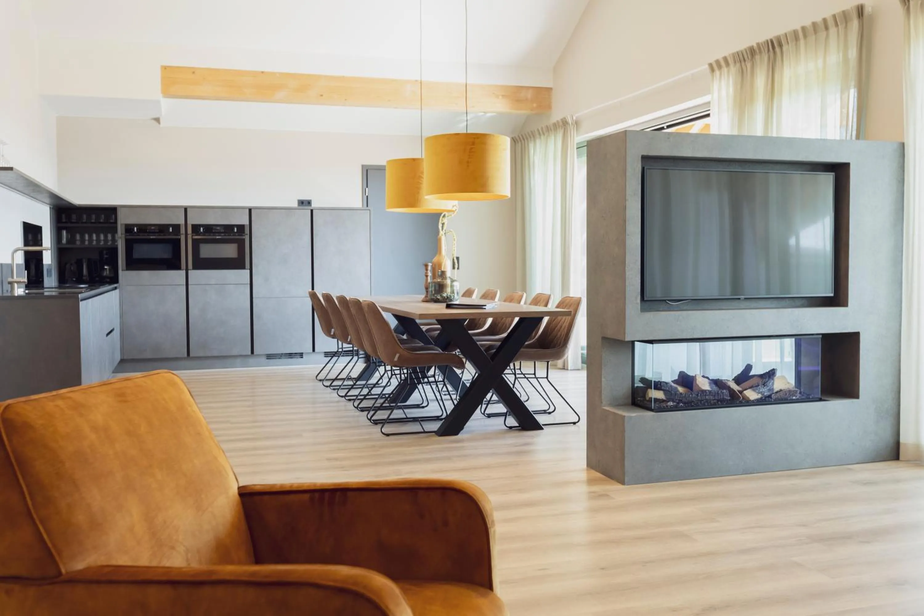 Living room in Weitblick Winterberg