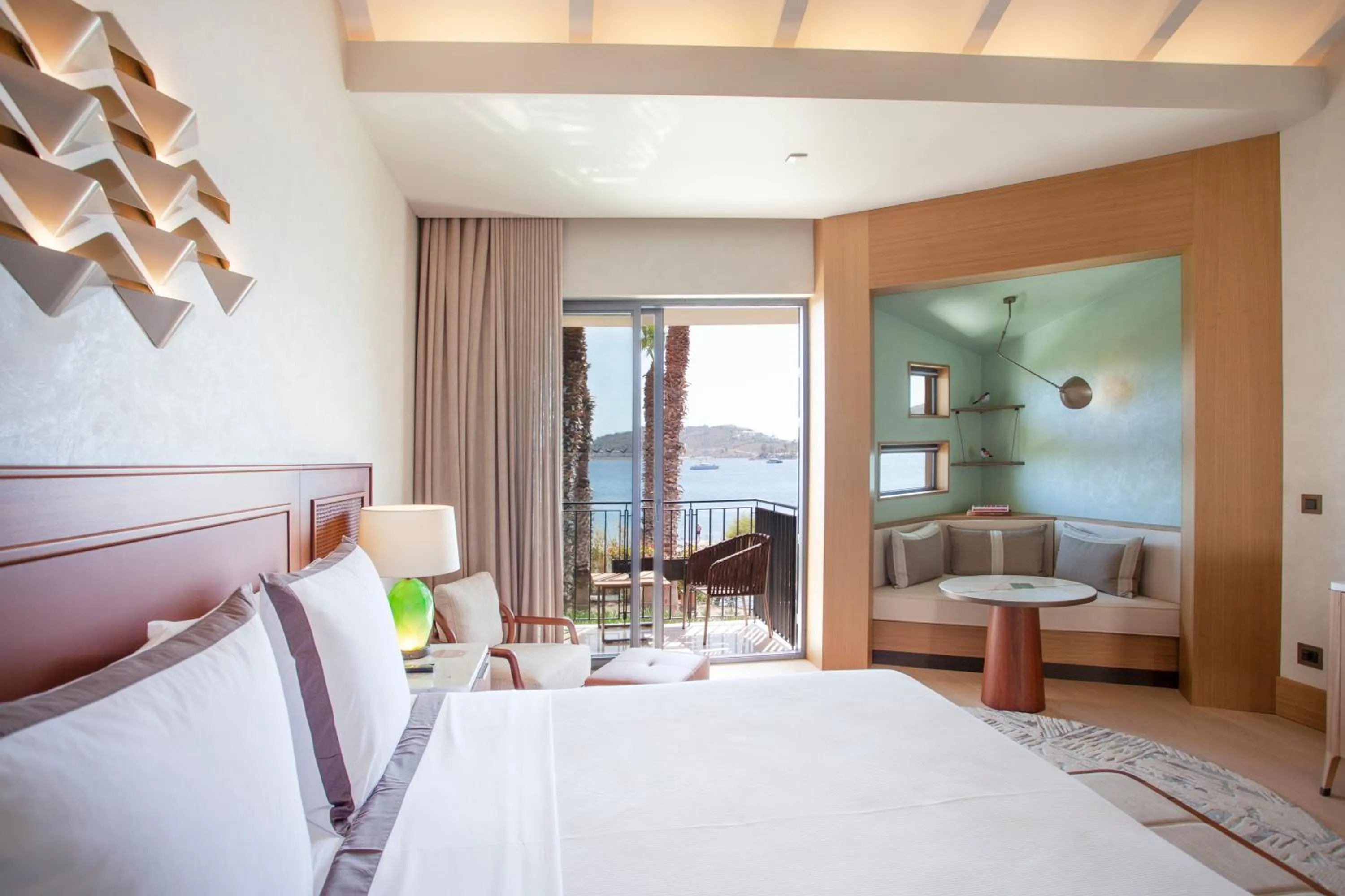 Bed in Palaia Hotel Datça