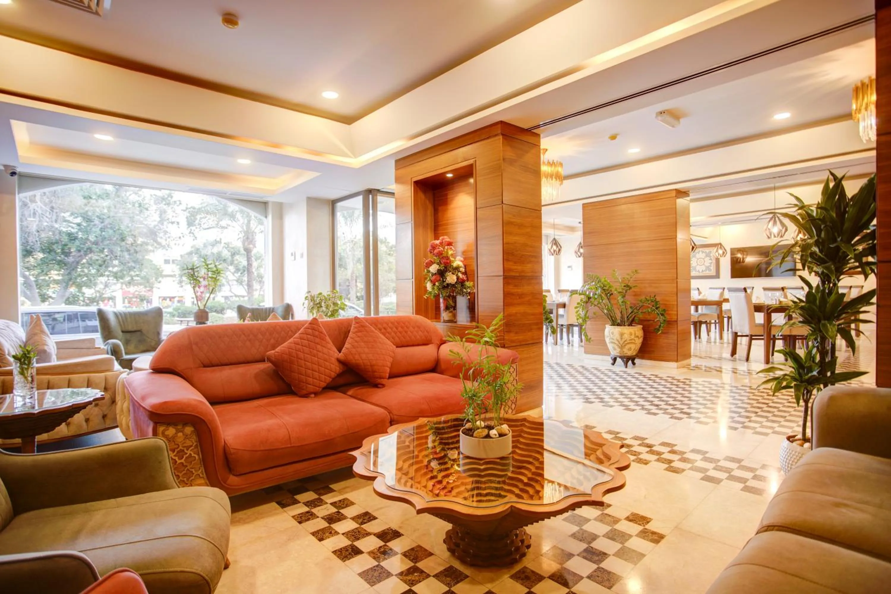 Seating area in Dweik Hotel LUXURY 3