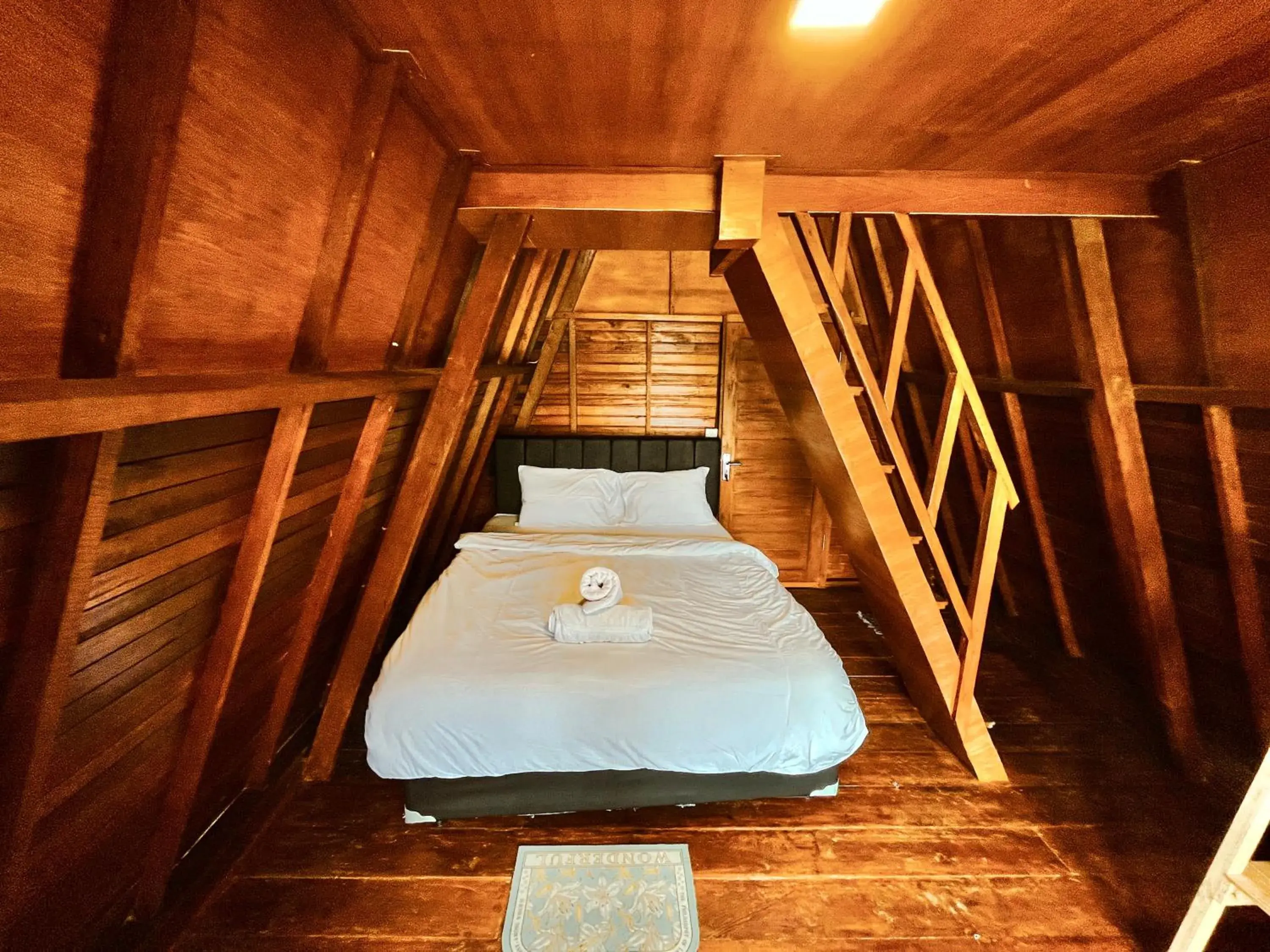 Bed in Diamond Glamping by BIO Management Bed in Diamond Glamping by BIO Management