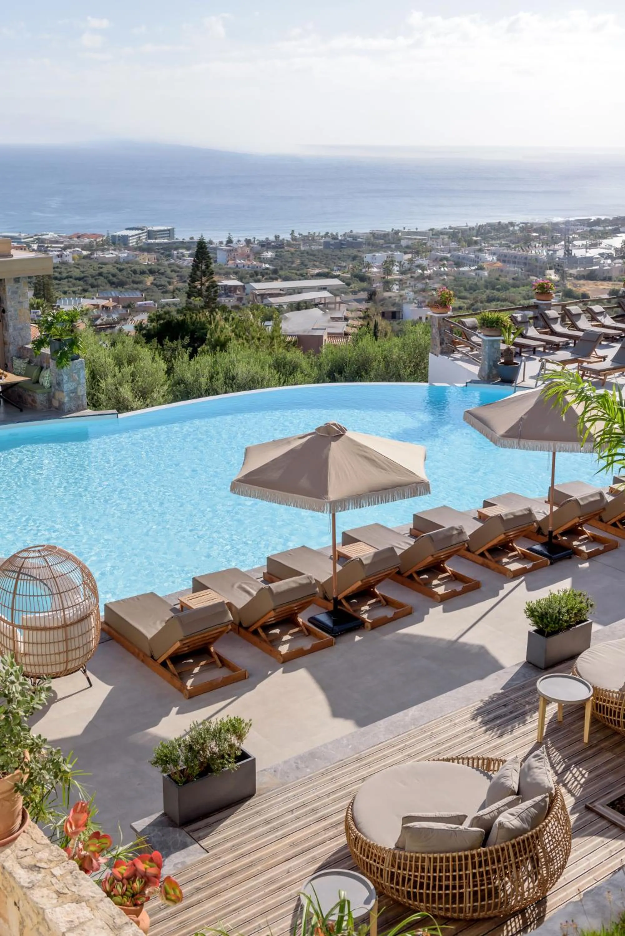 Swimming pool in Creta Blue Boutique Hotel