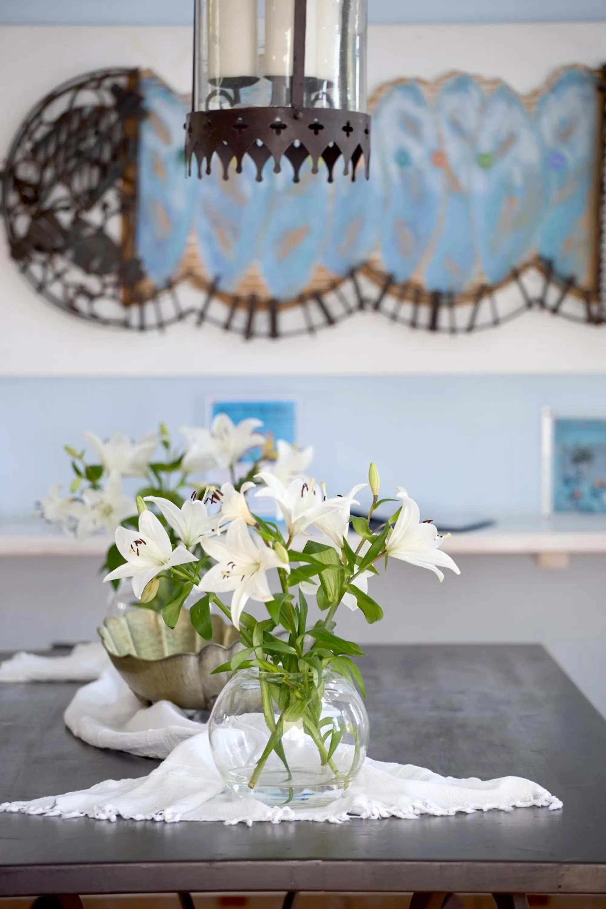 Decorative detail in Aegean Suites, Santikos Collection