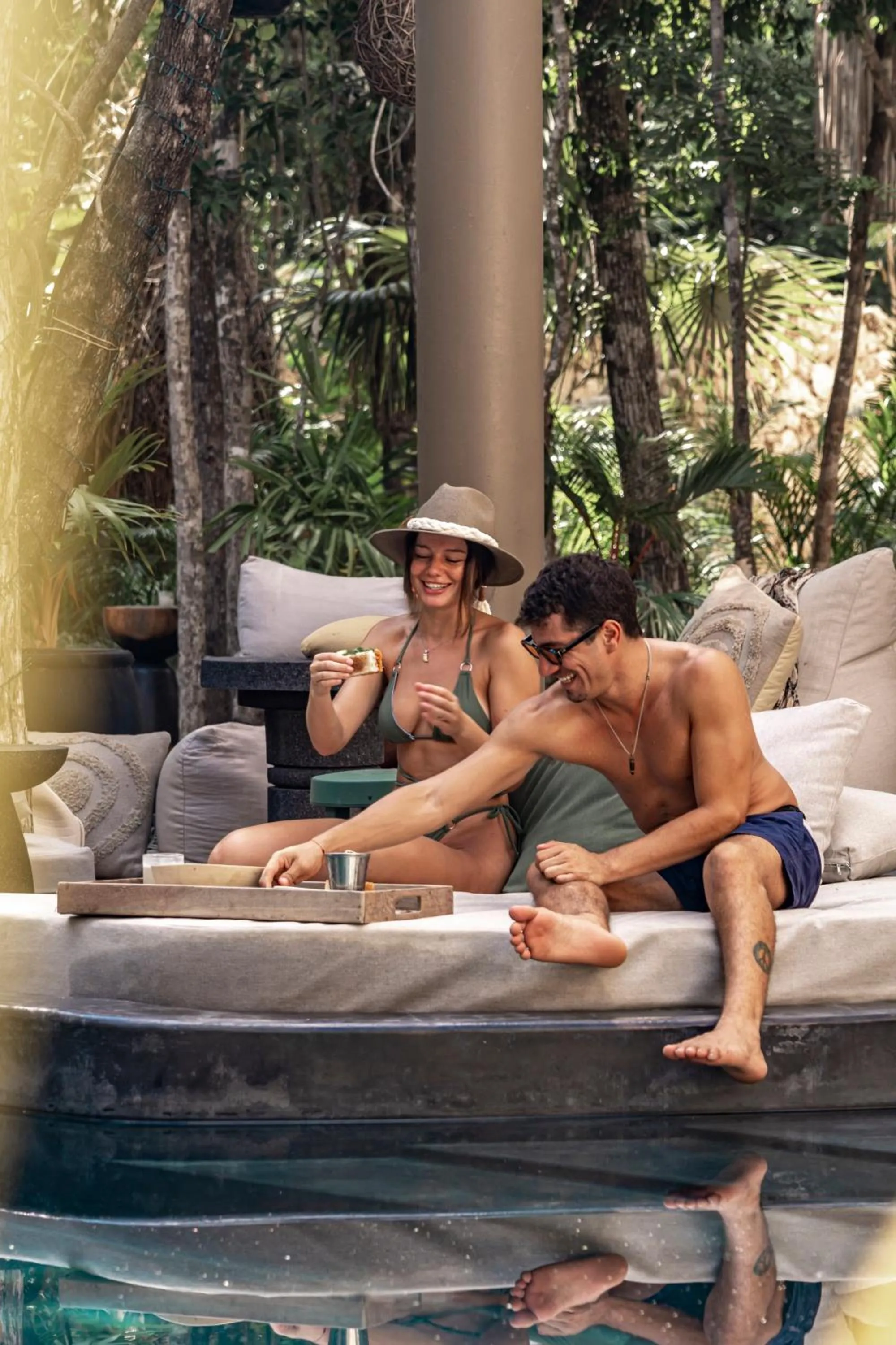 Seating area in Rubi Tulum