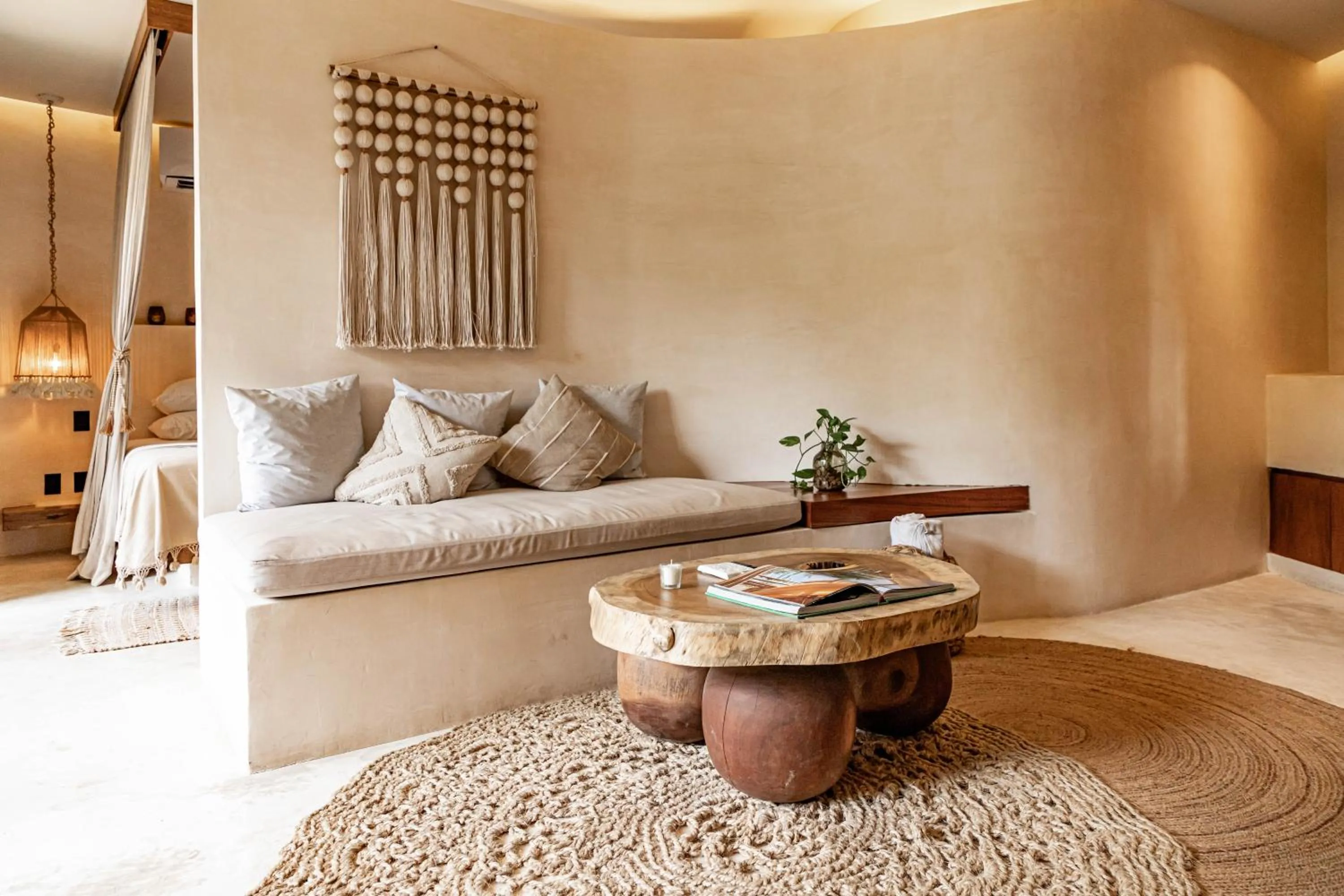 Living room in Rubi Tulum