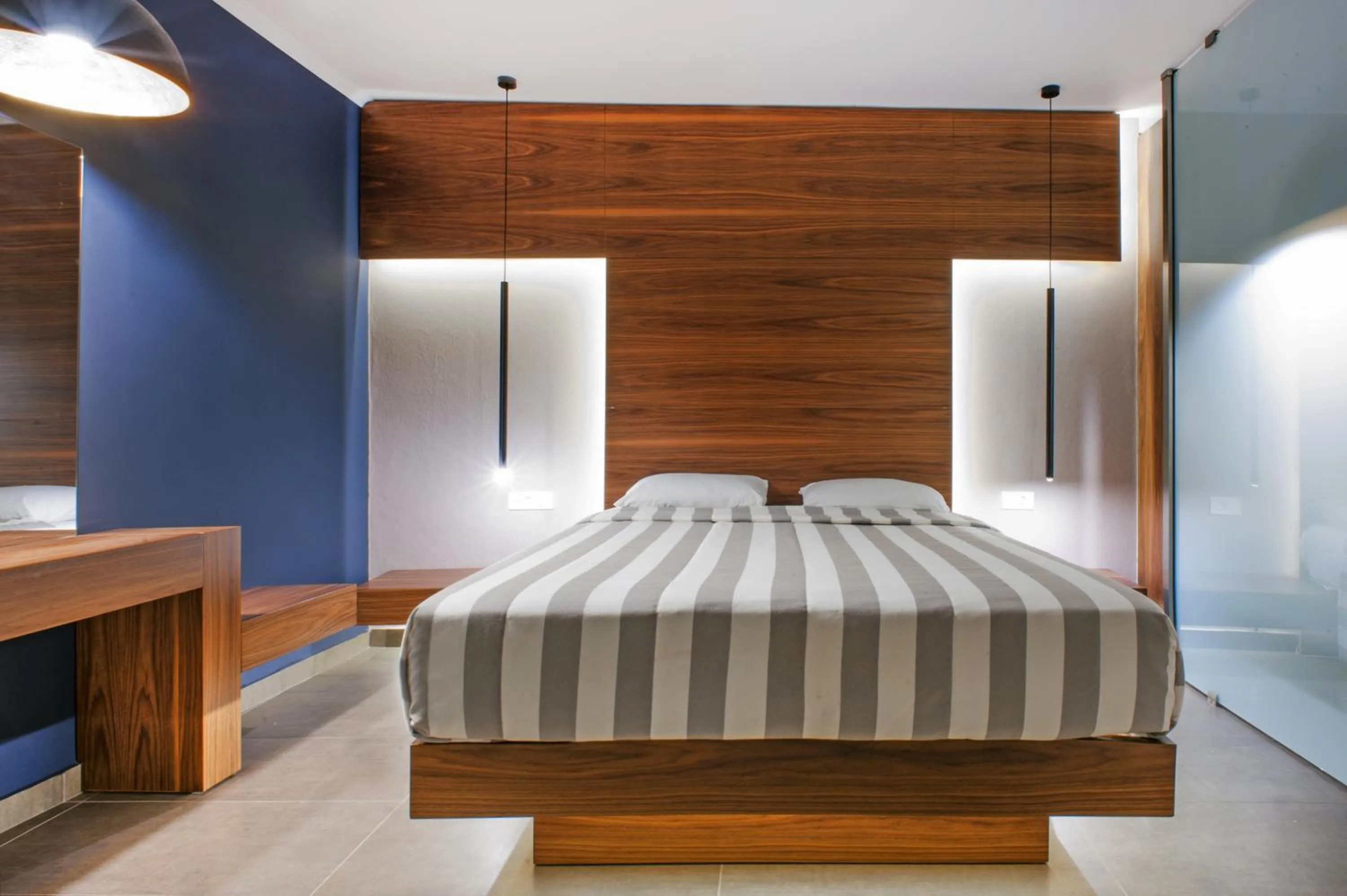 Bed in Frideriki Studios & Apartments