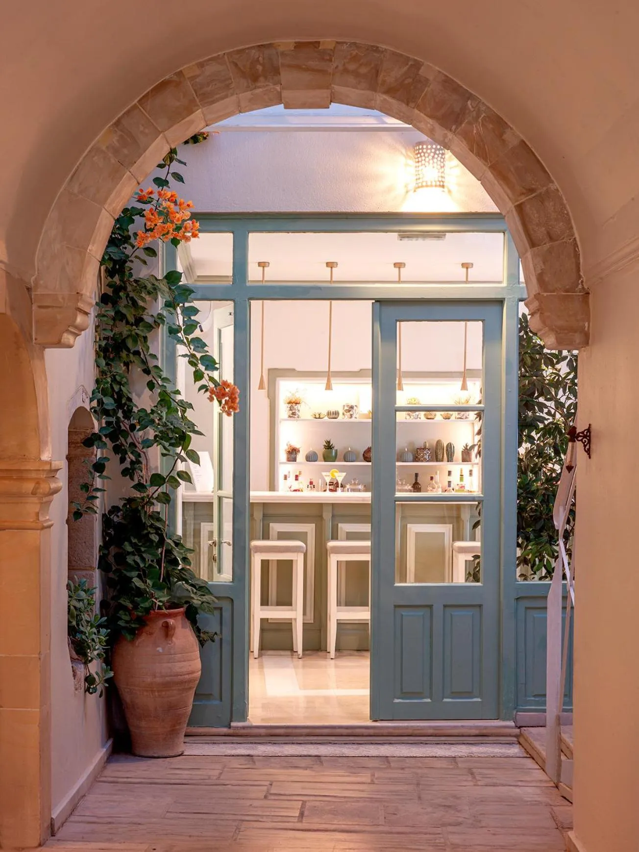 Property building in Mythos Suites Boutique Hotel