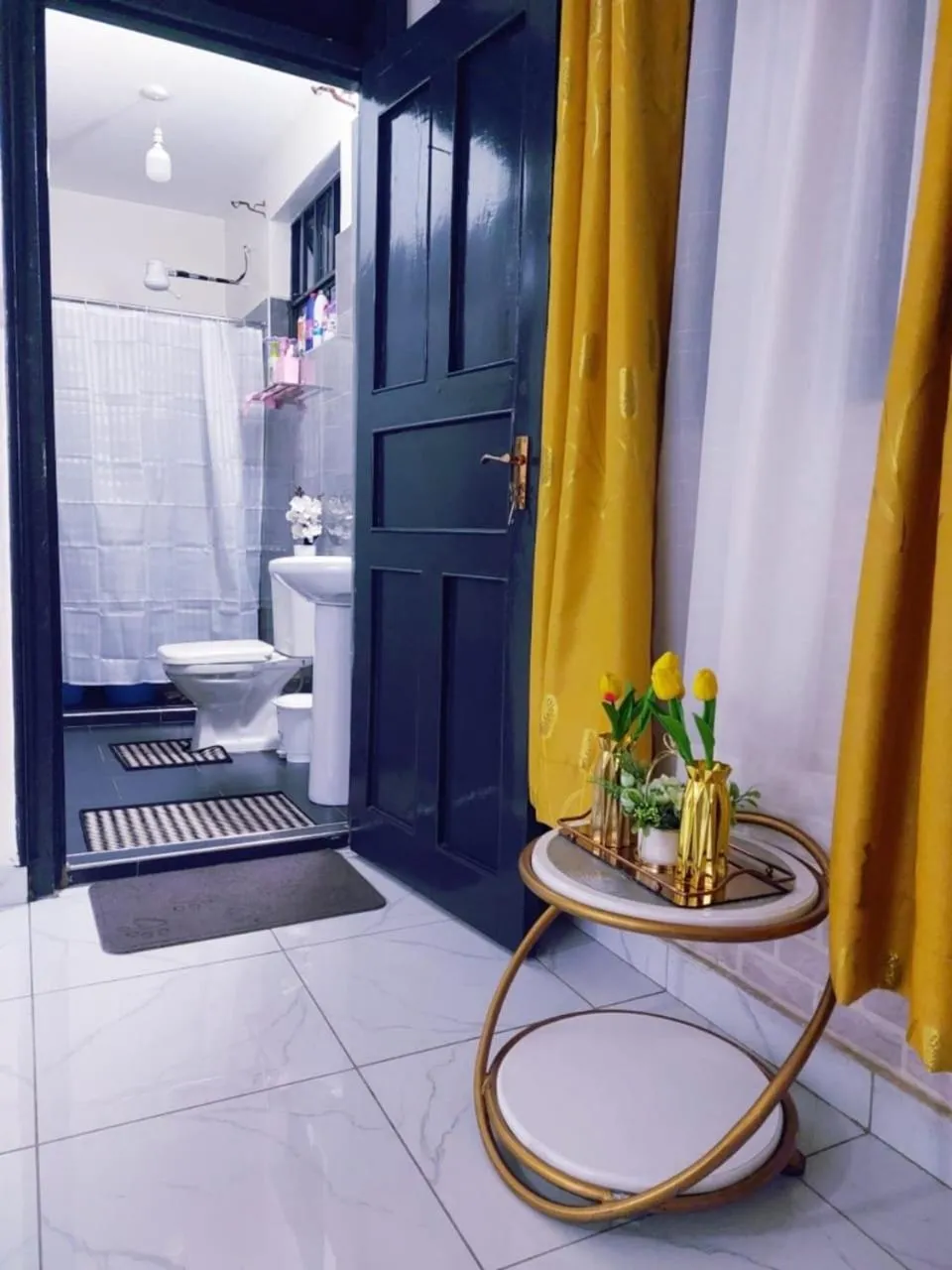 Shower in Lux Suites Milimani Furnished Apartments