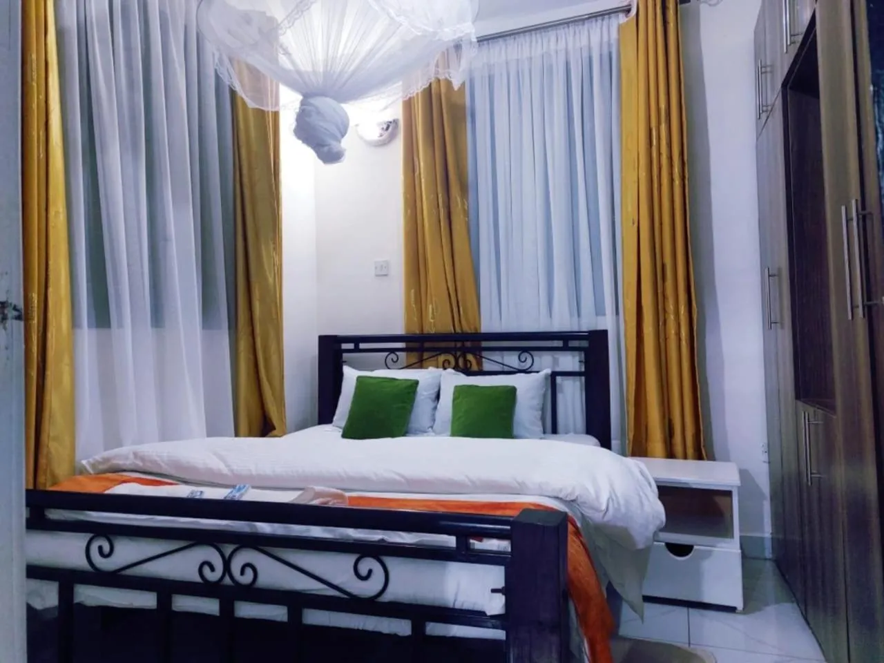 Bed in Lux Suites Milimani Furnished Apartments