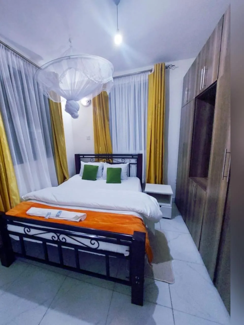 Bed in Lux Suites Milimani Furnished Apartments