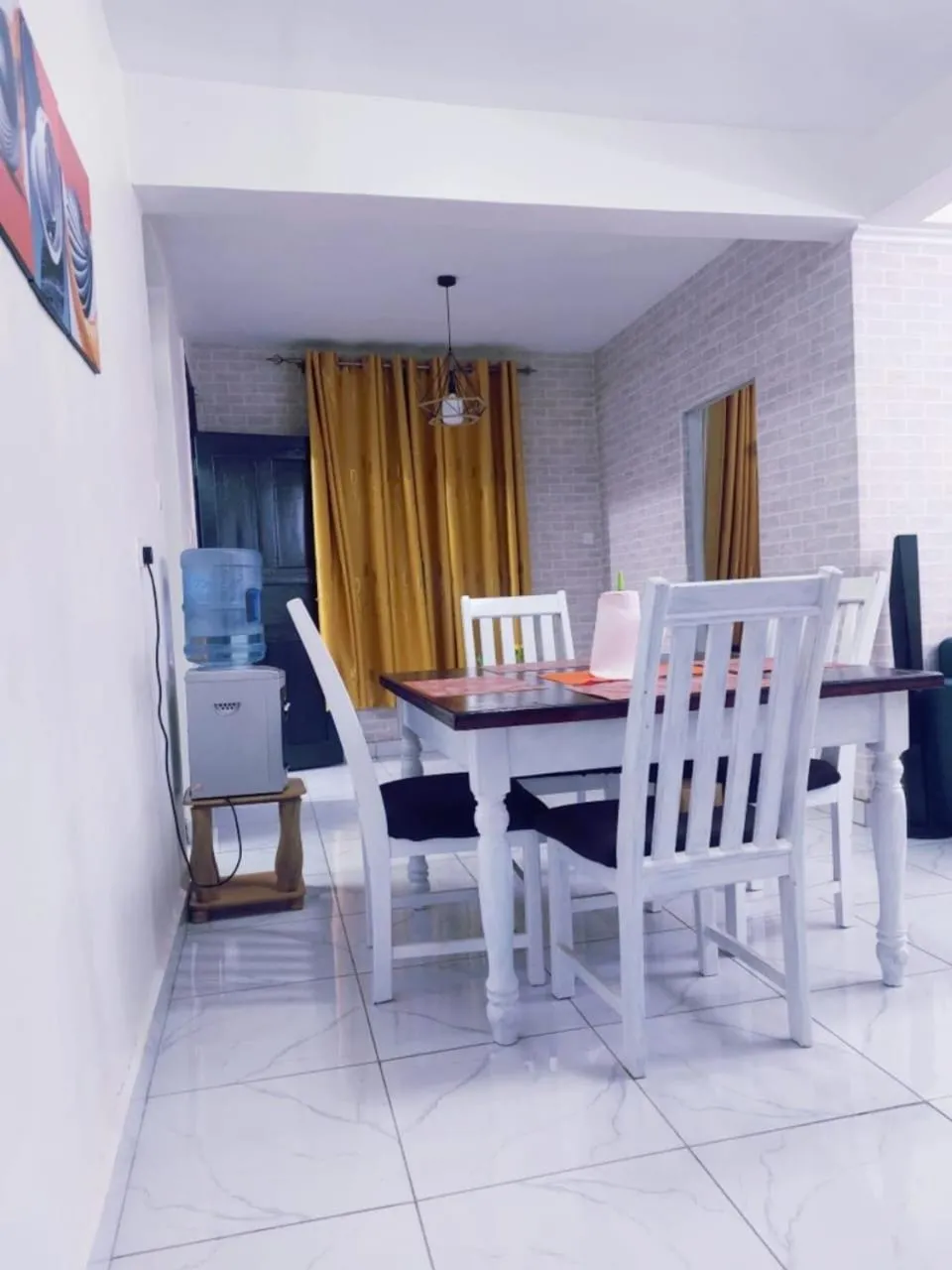 Dining area in Lux Suites Milimani Furnished Apartments