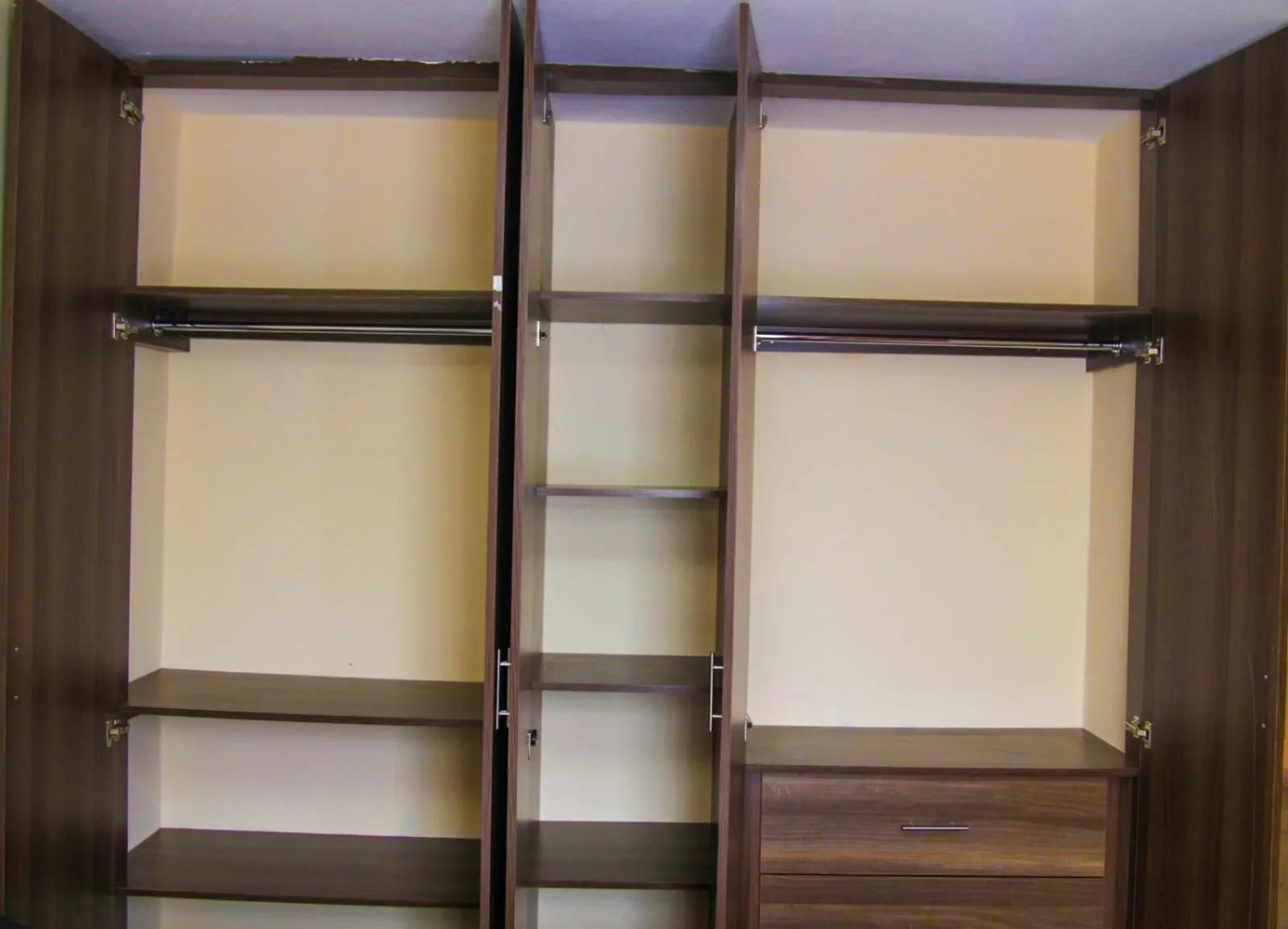 wardrobe in Lux Suites Milimani Furnished Apartments