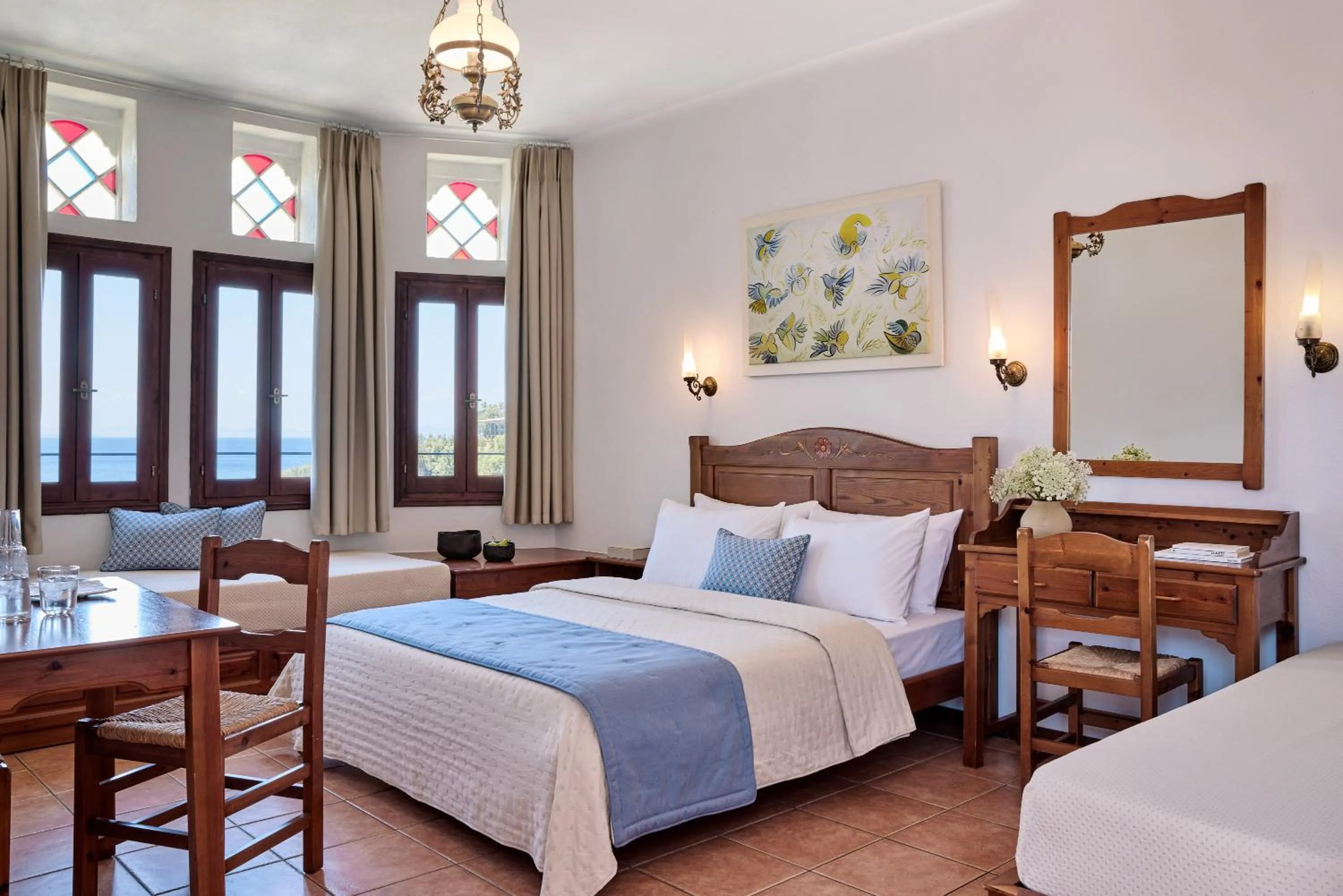 Bed in Leda Village Resort