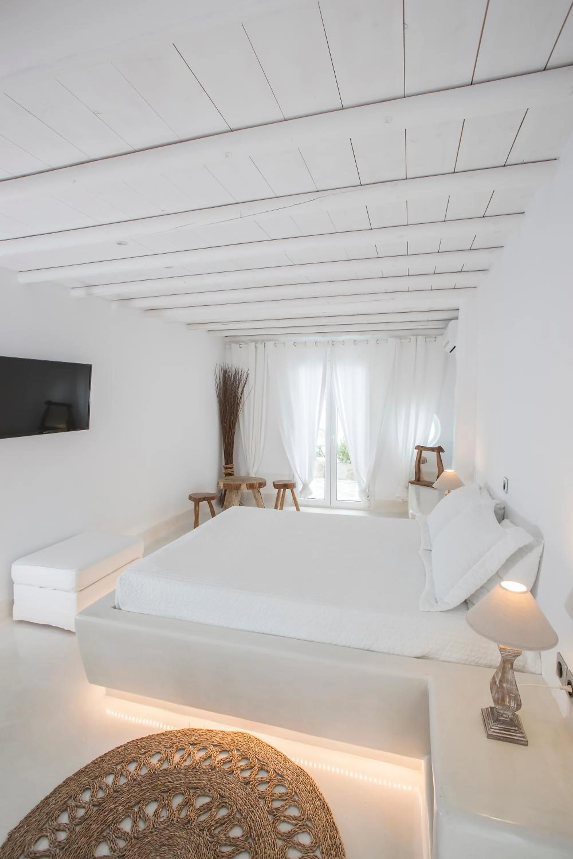 Bedroom in Paros Palace - Adults Only