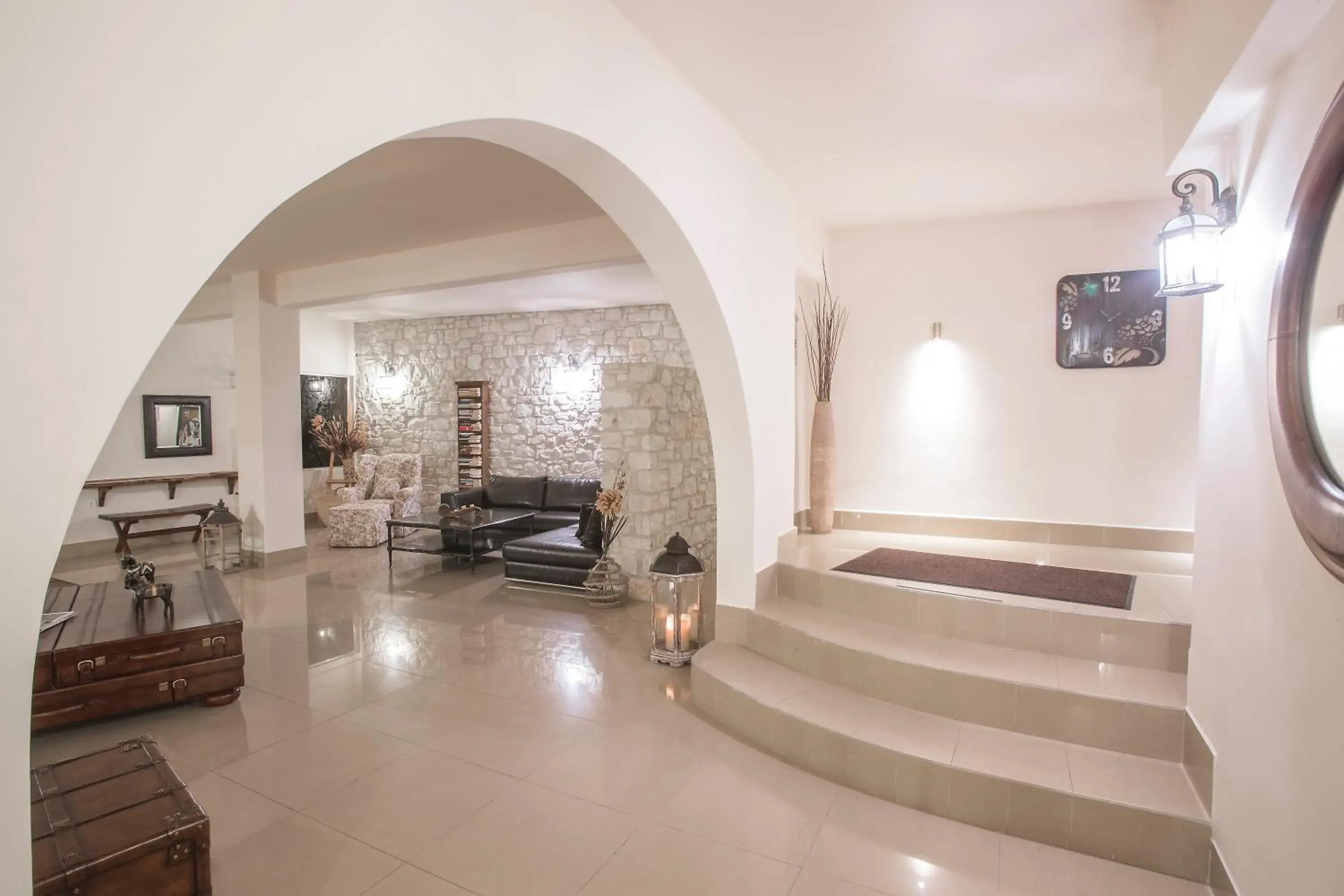 Lobby or reception, Bed in Paros Palace - Adults Only Lobby or reception, Bed in Paros Palace - Adults Only