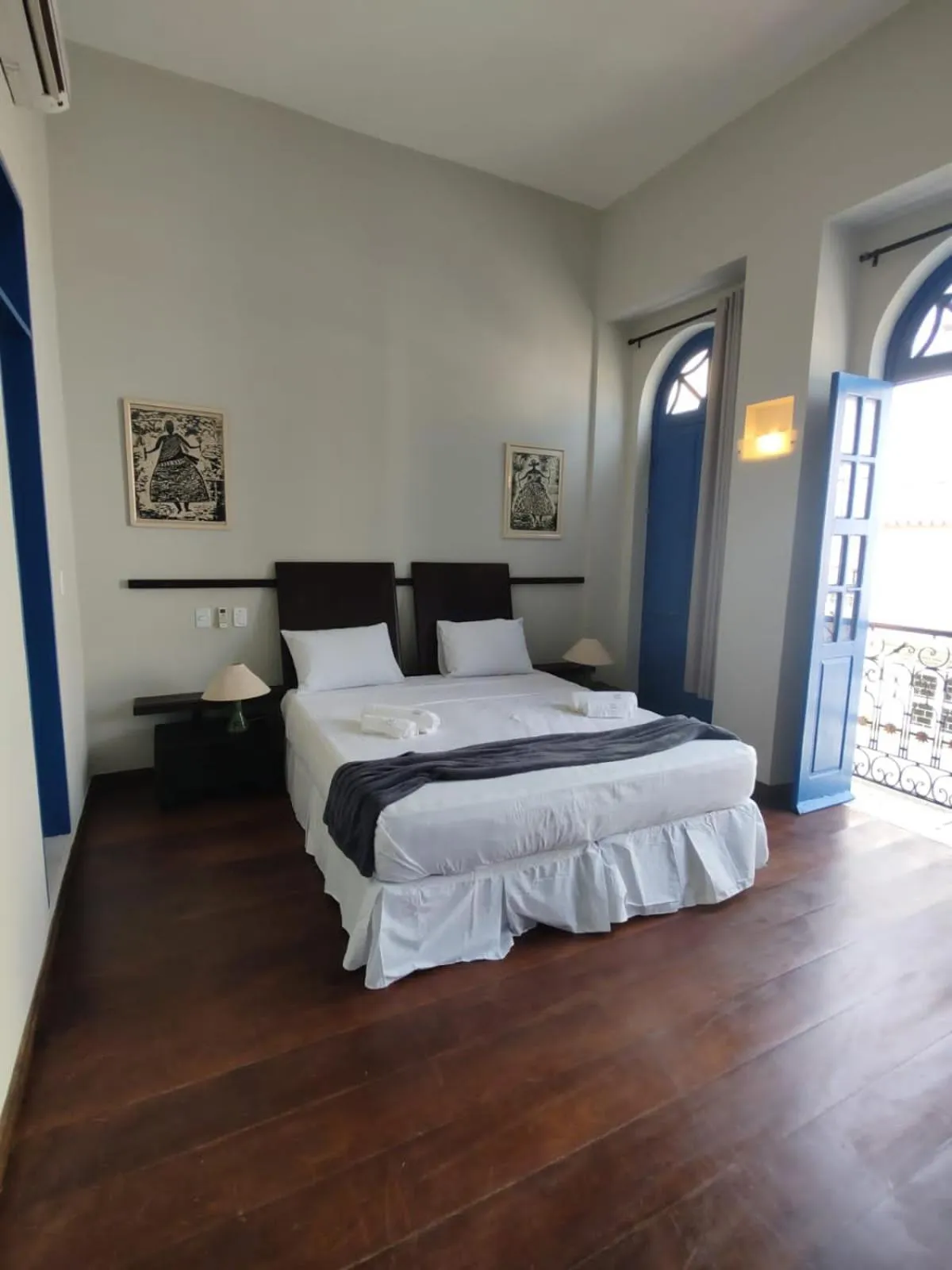 Bed in Hotel Villa Salvador