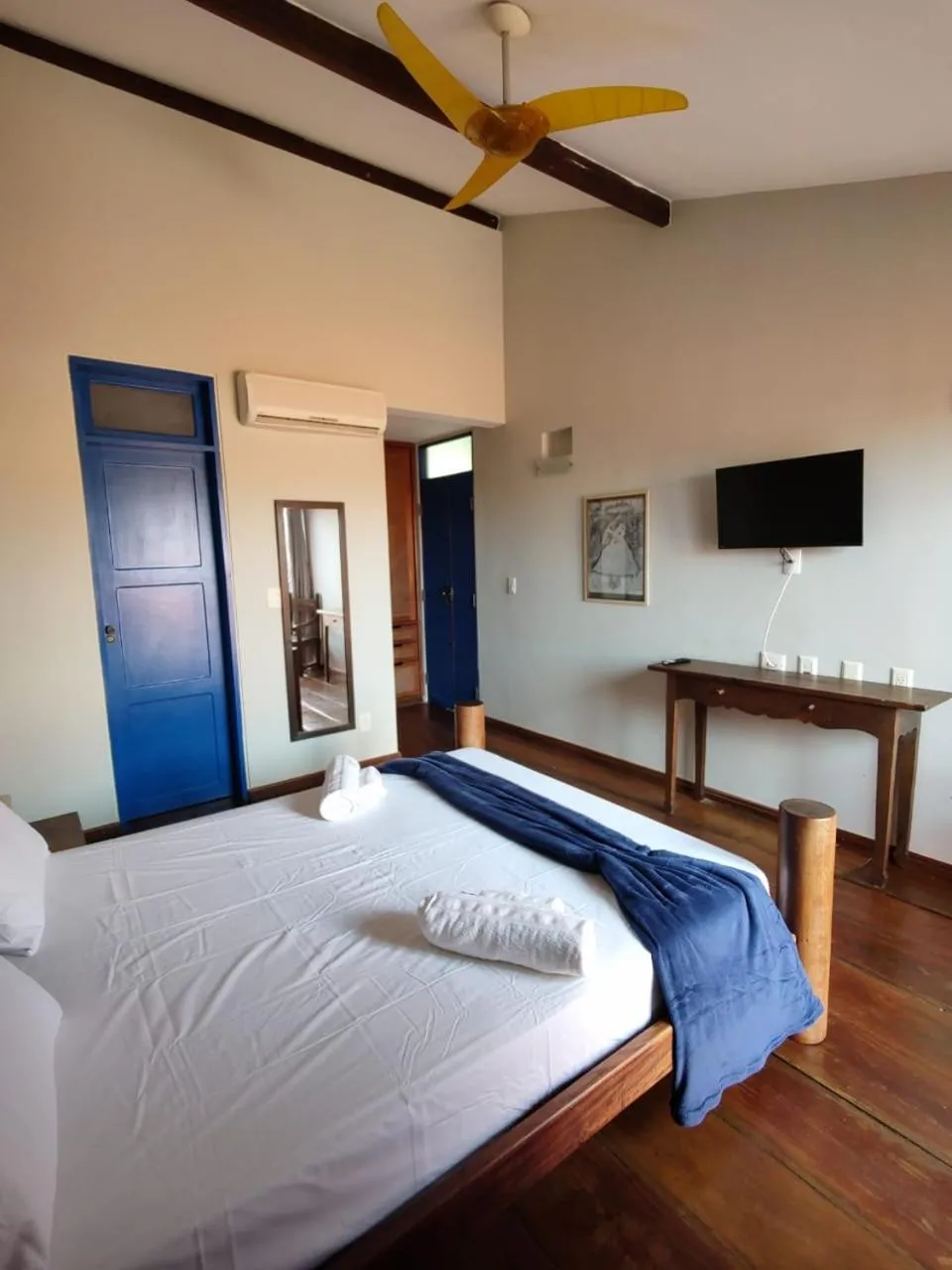 Bed in Hotel Villa Salvador