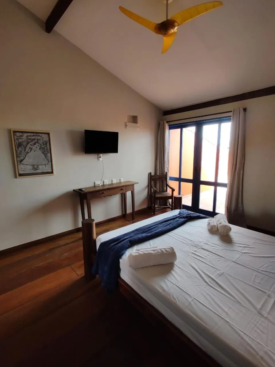 Bed in Hotel Villa Salvador